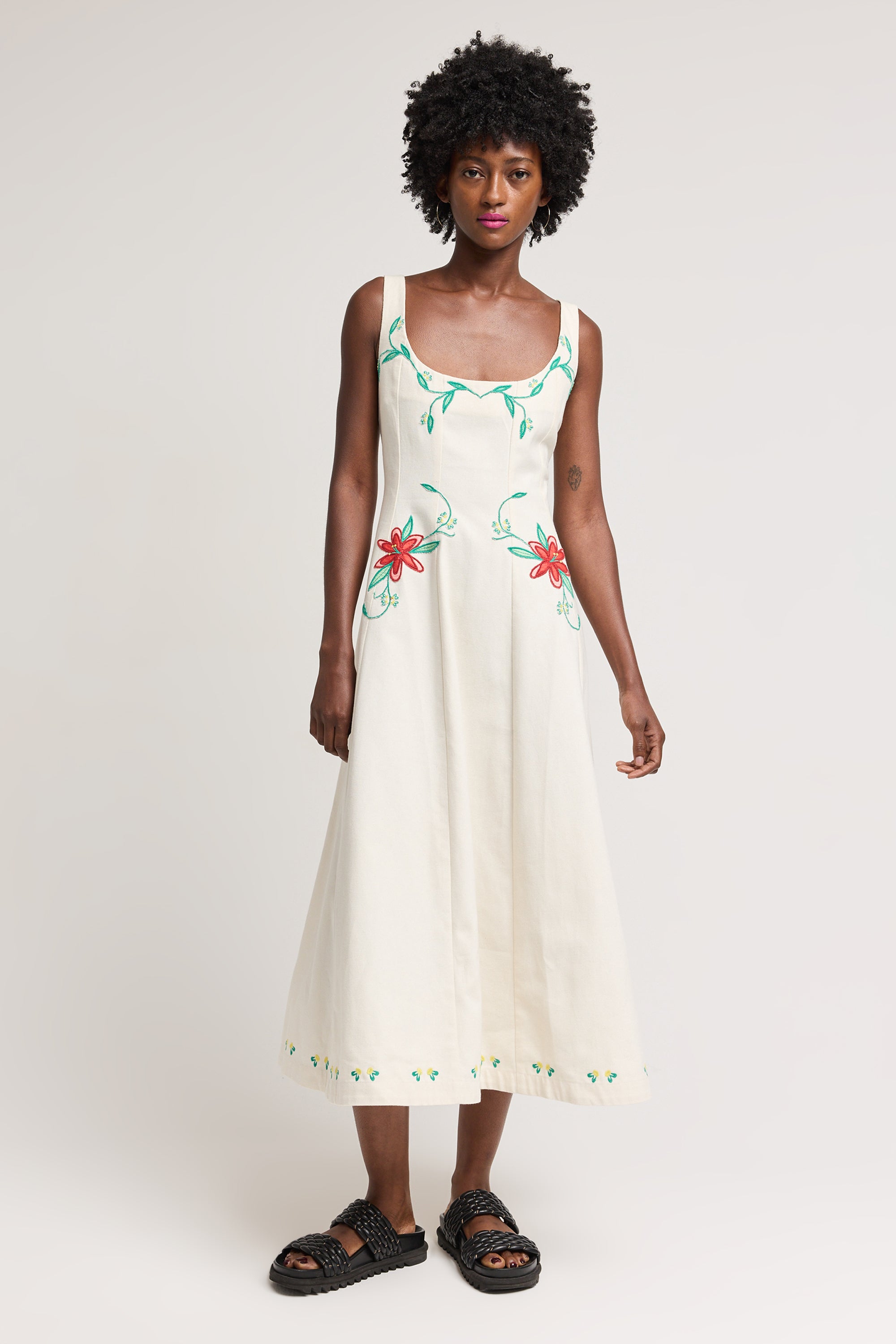 Portia Portese Dress in Red Lily 4