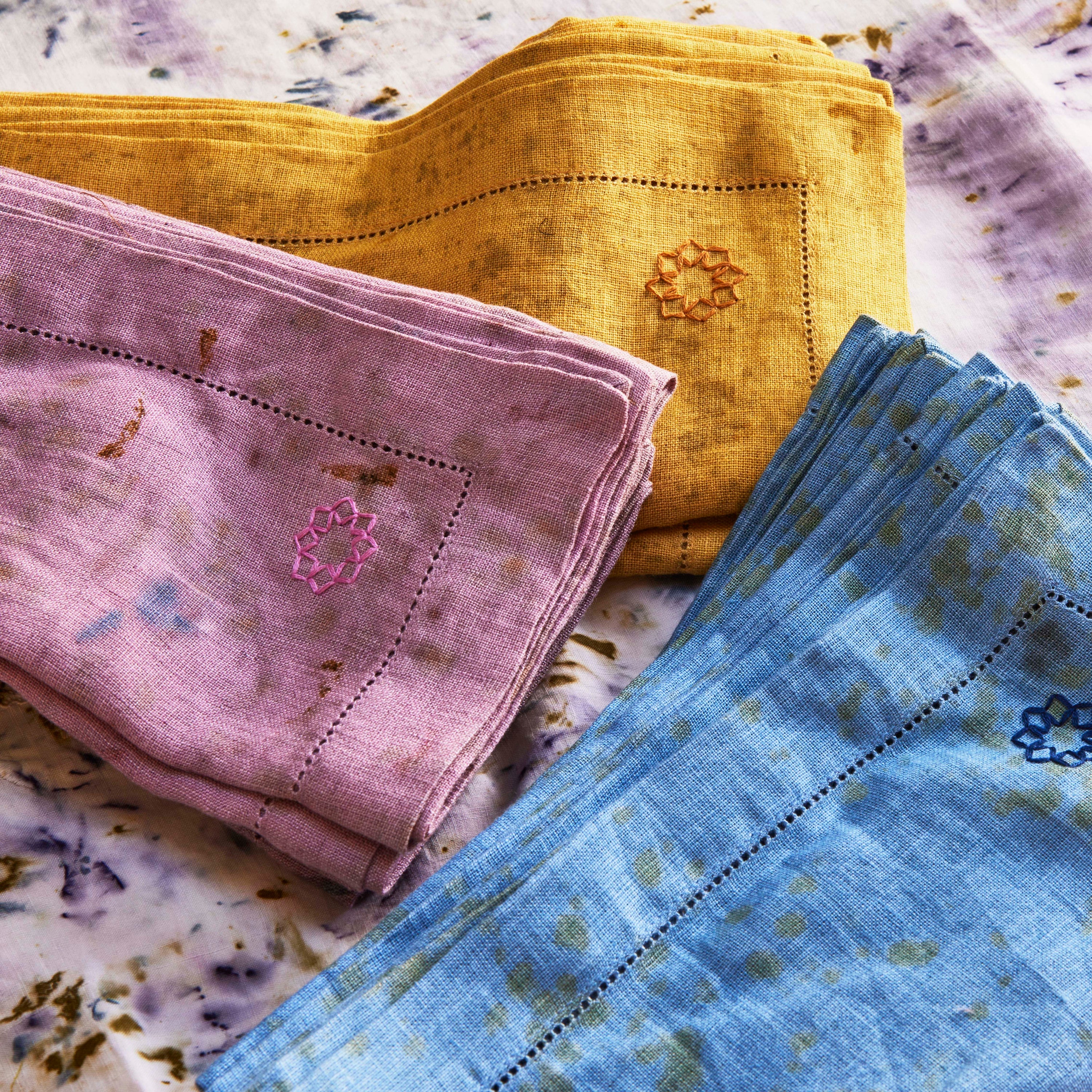 Blessed Flower Napkins Marigold