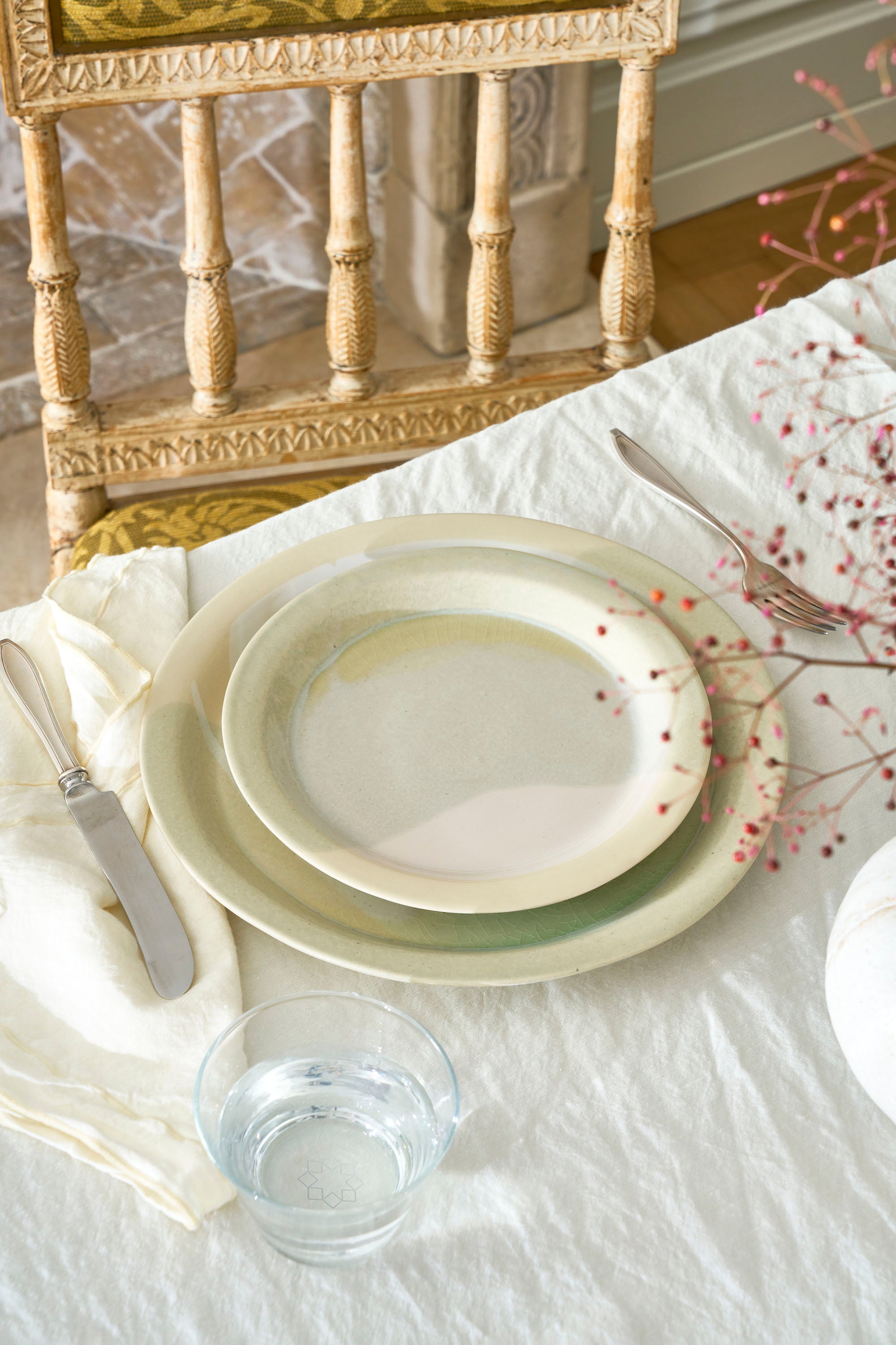 Day for Night Napkins Cream/Cream