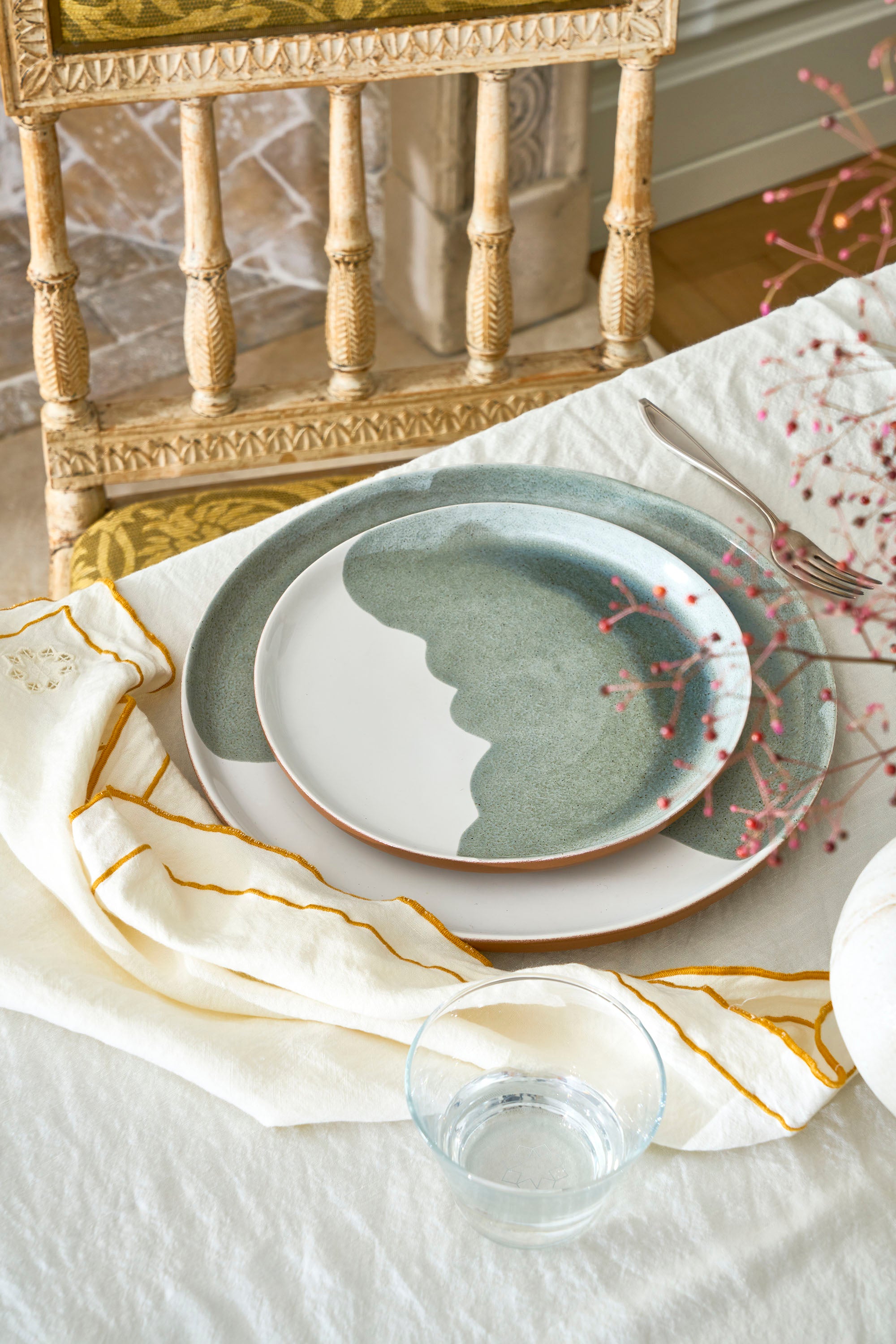 Day For Night Napkins Cream/Marigold
