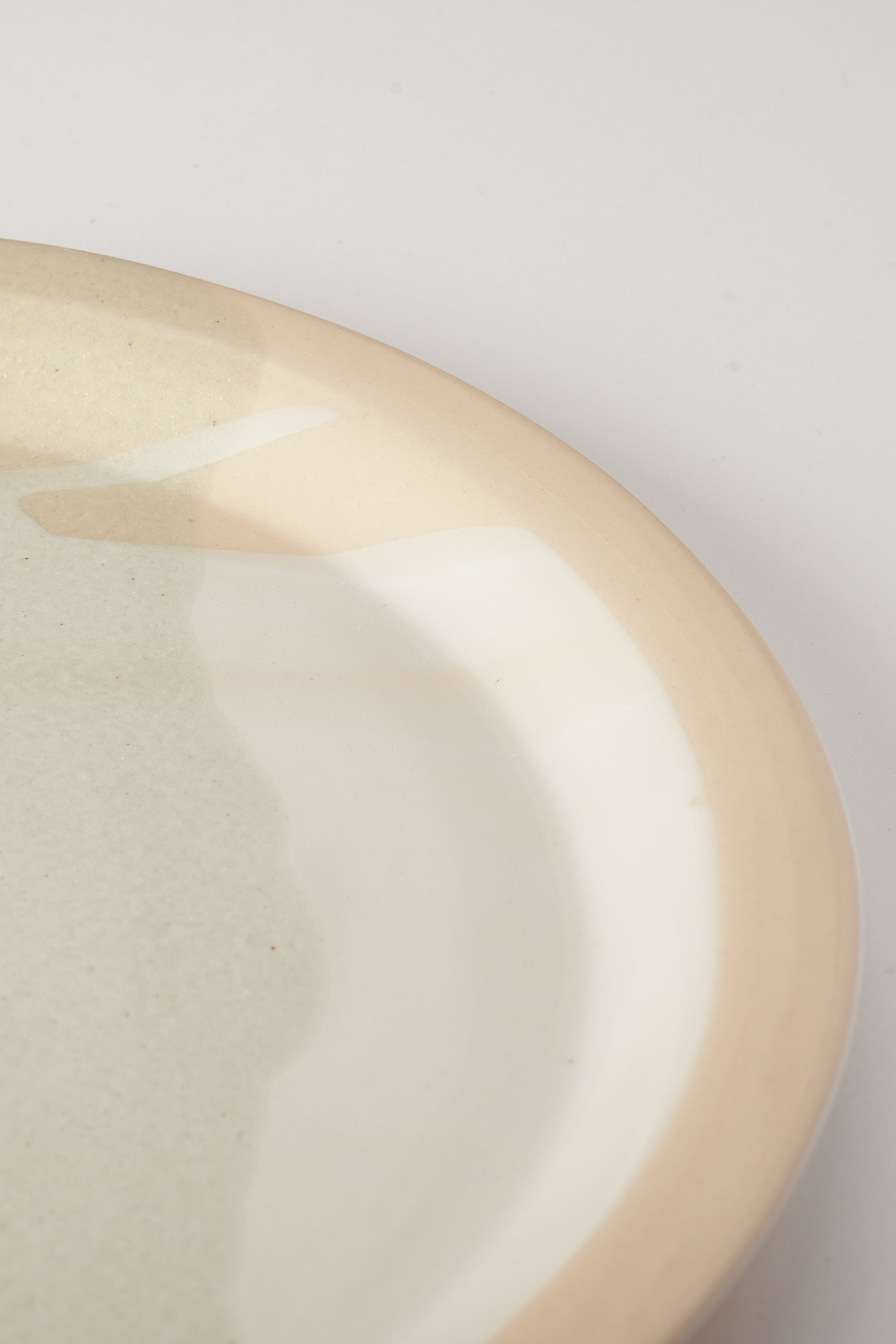 Anastasia’s Ashes Ceramic Dinner Plate with Cream & Sage Overglaze