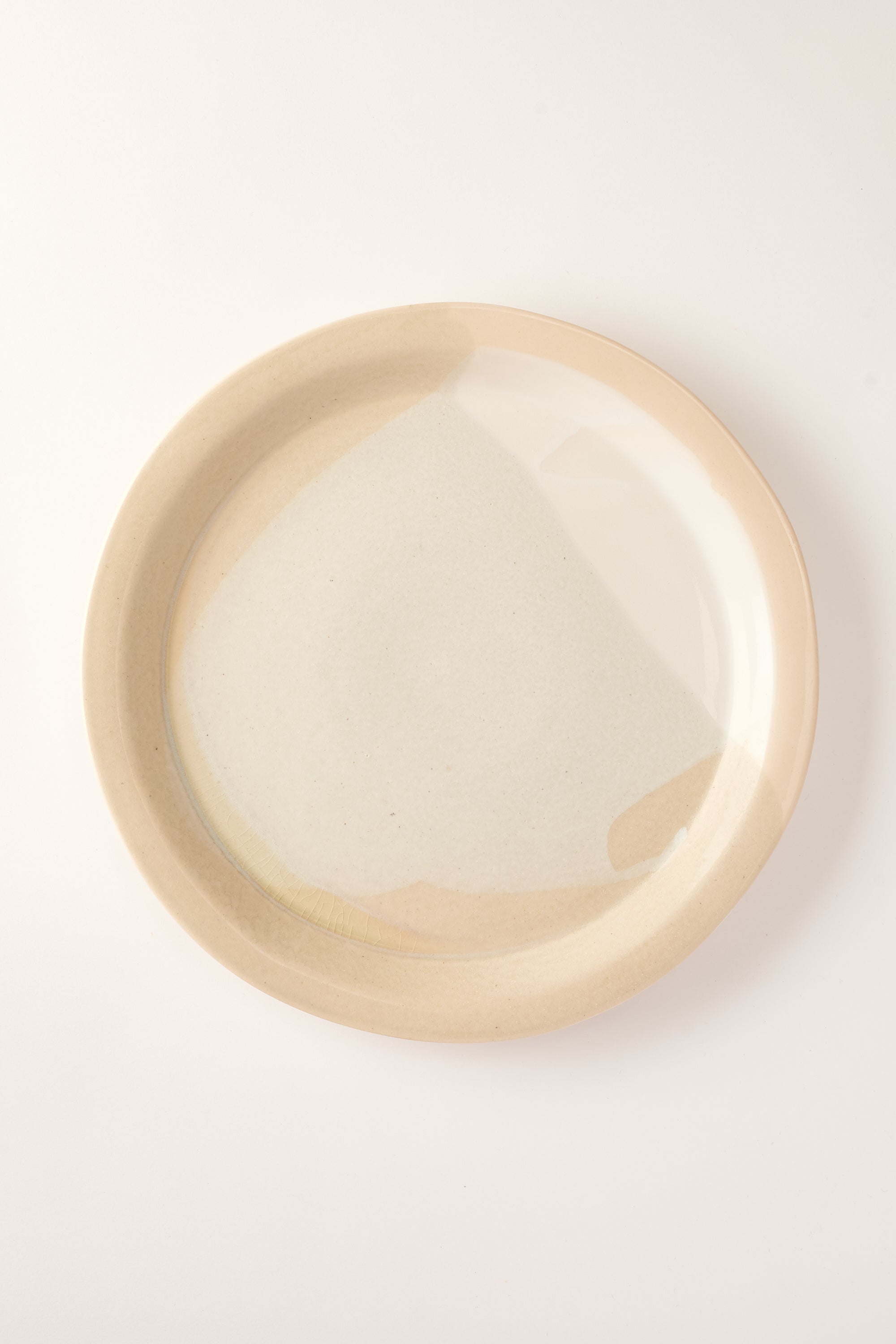 Anastasia’s Ashes Ceramic Dinner Plate with Cream & Sage Overglaze