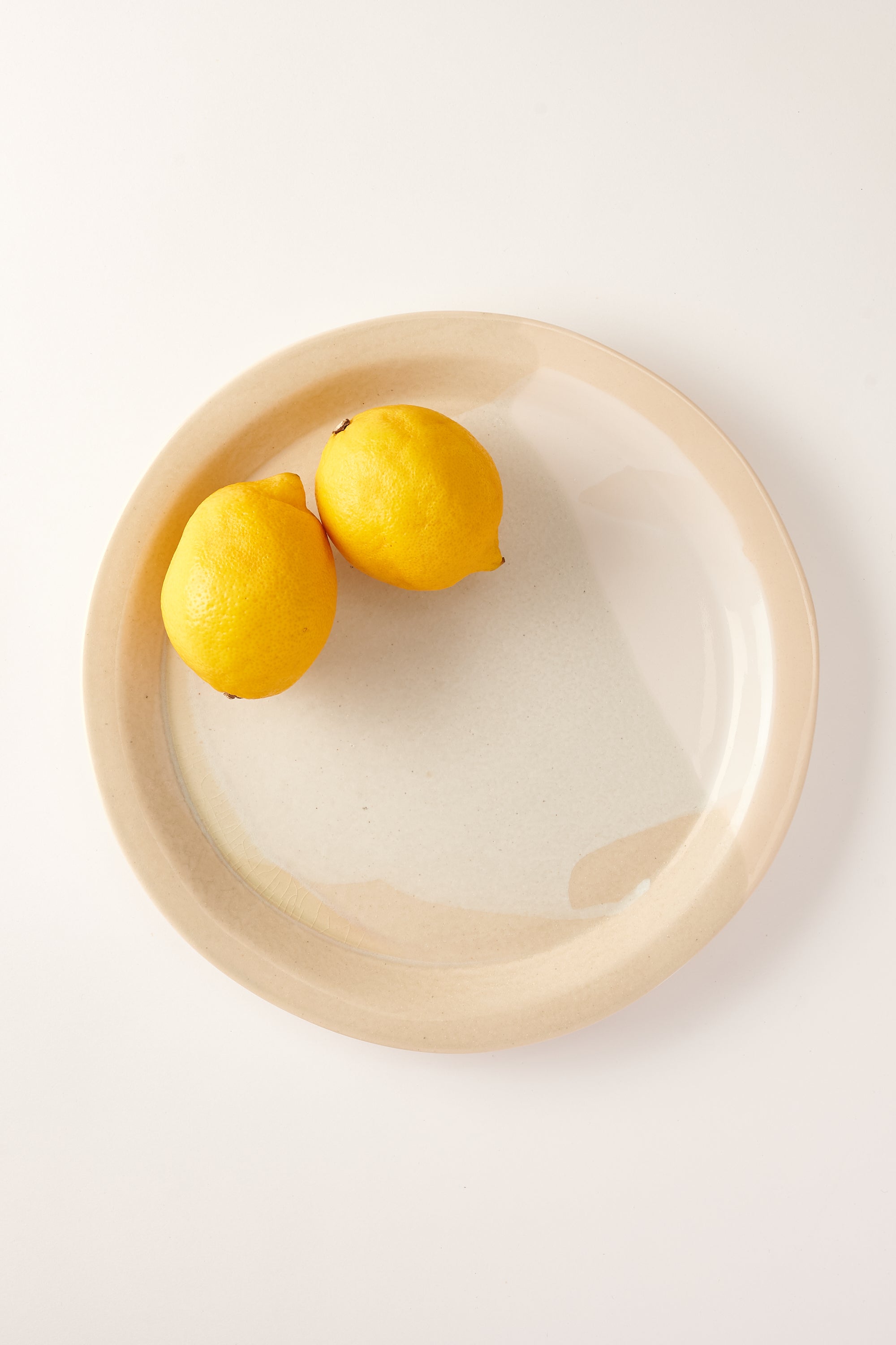 Anastasia’s Ashes Ceramic Dinner Plate with Cream & Sage Overglaze