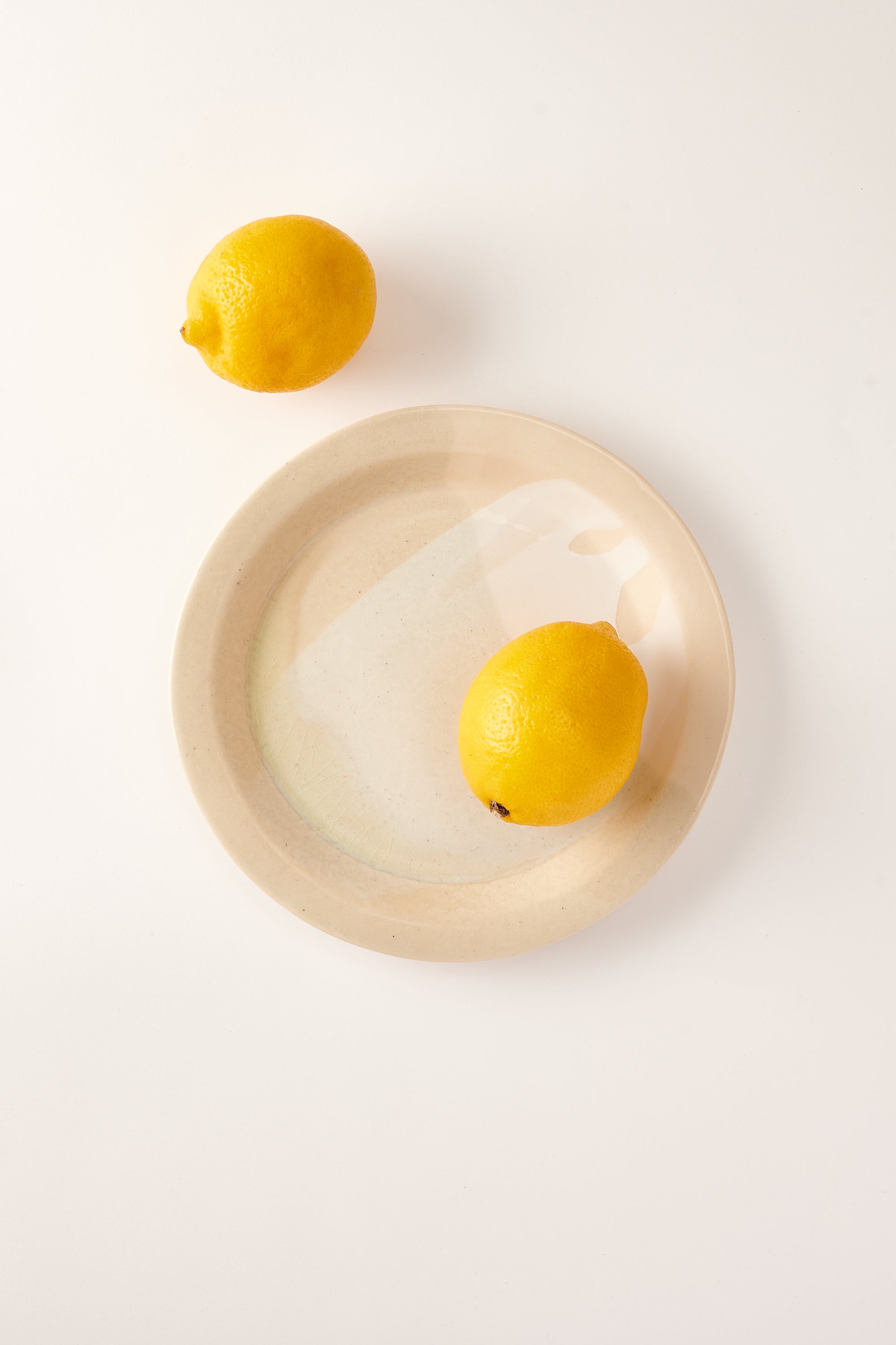 Anastasia’s Ashes Salad Plate with Cream & Sage Overglaze