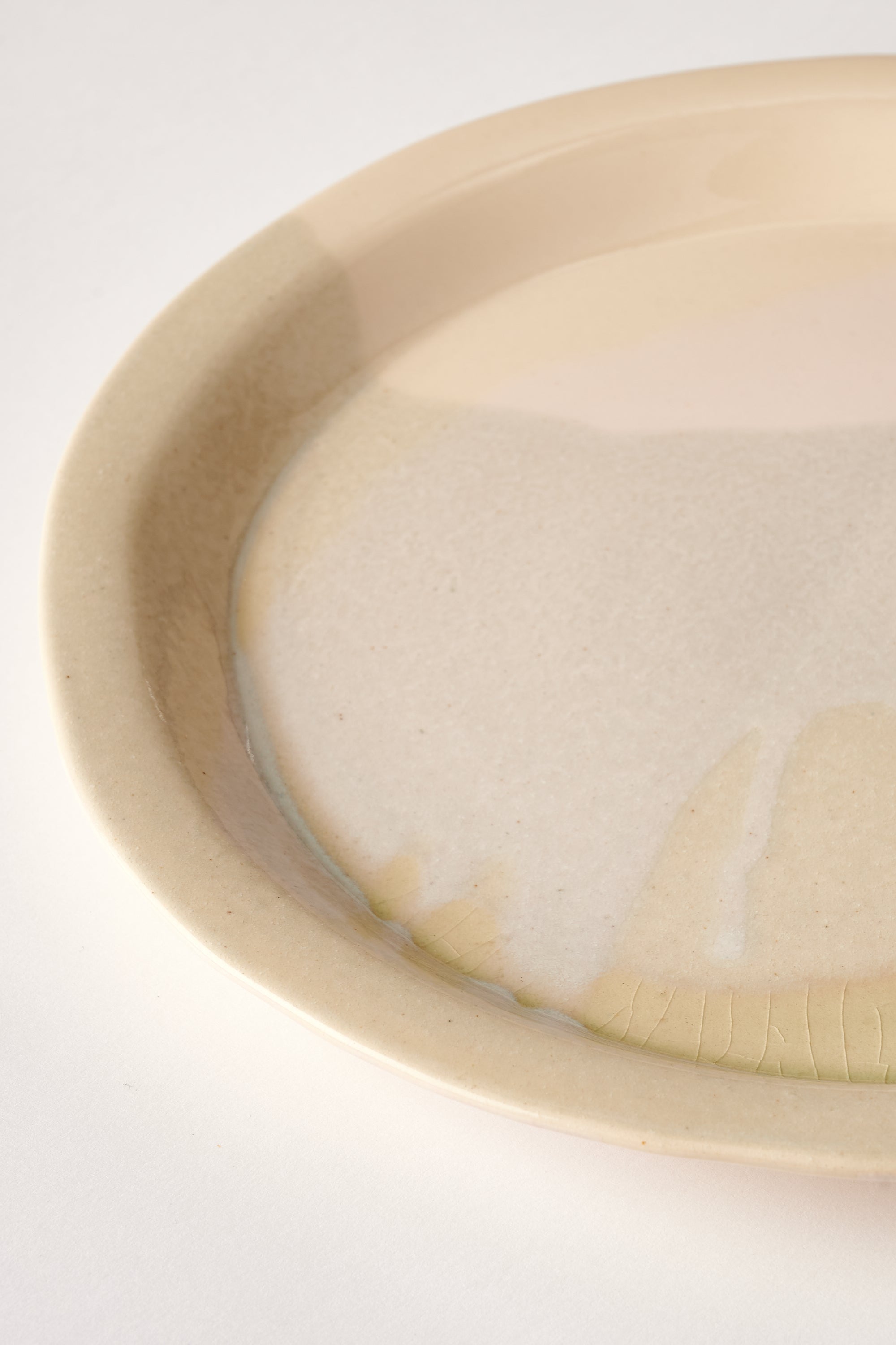 Anastasia’s Ashes Salad Plate with Petal & Sage Overglaze