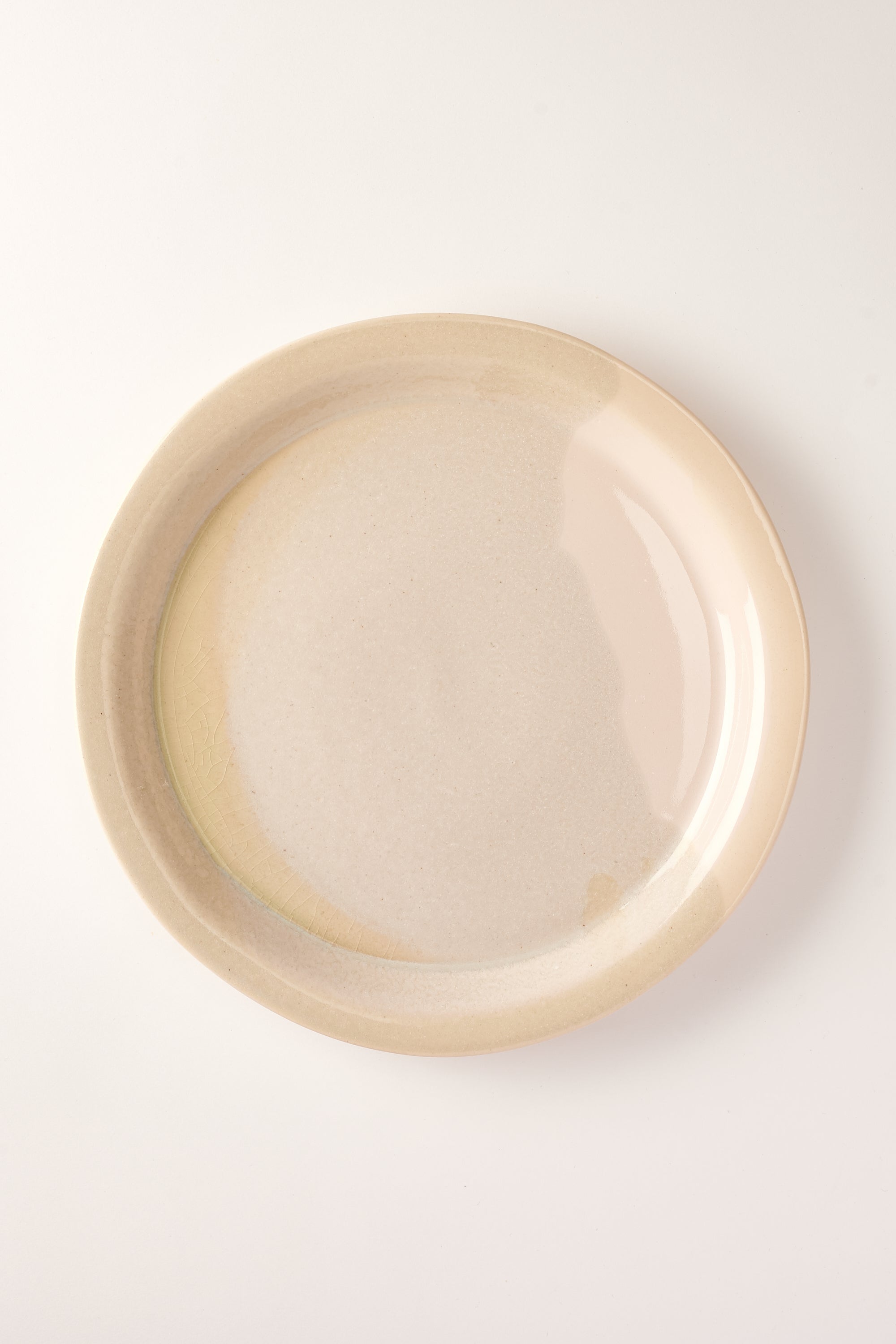 Anastasia’s Ashes Ceramic Dinner Plate with Petal & Sage Overglaze