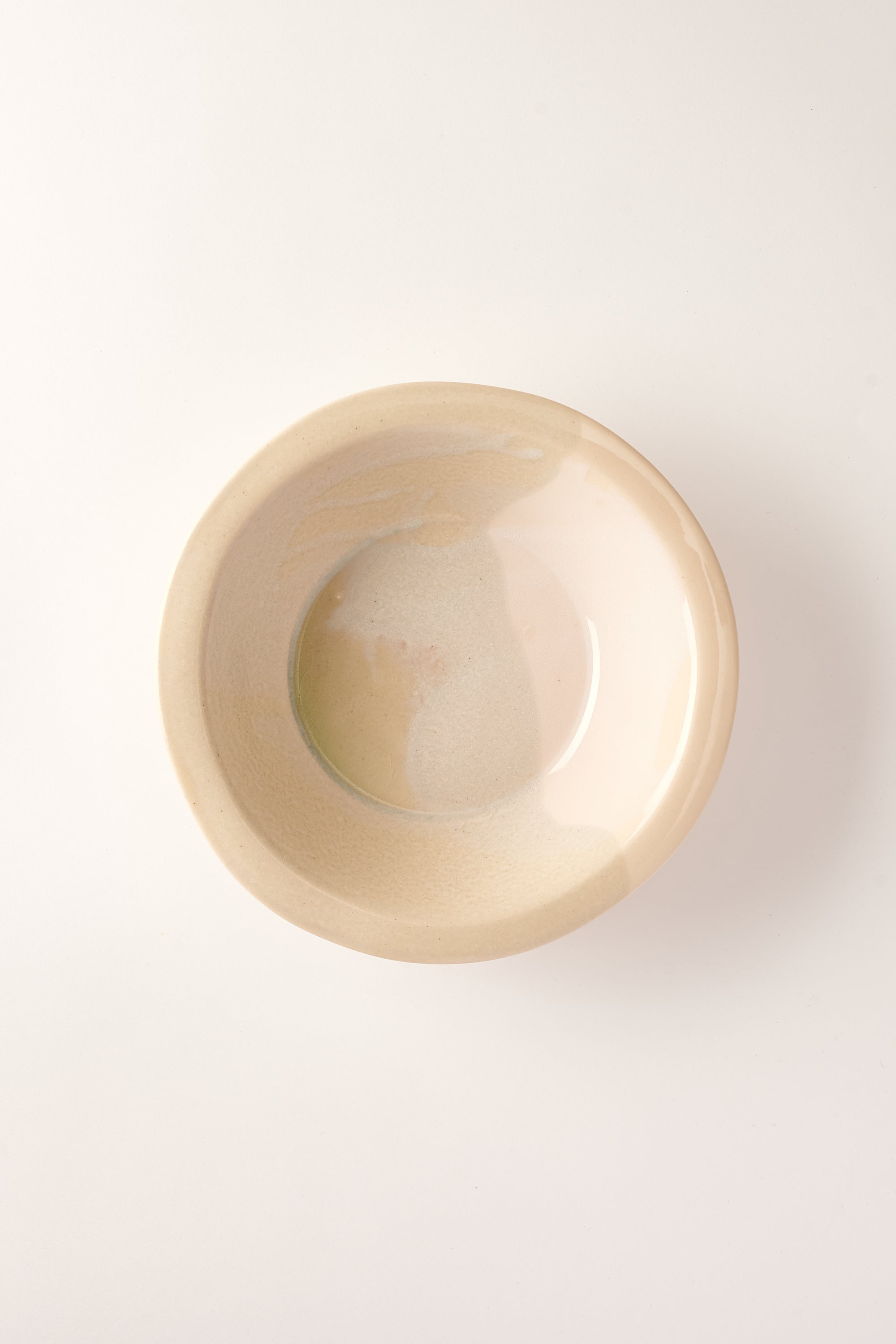 Anastasia’s Ashes Dinner Bowl with Petal & Sage Overglaze