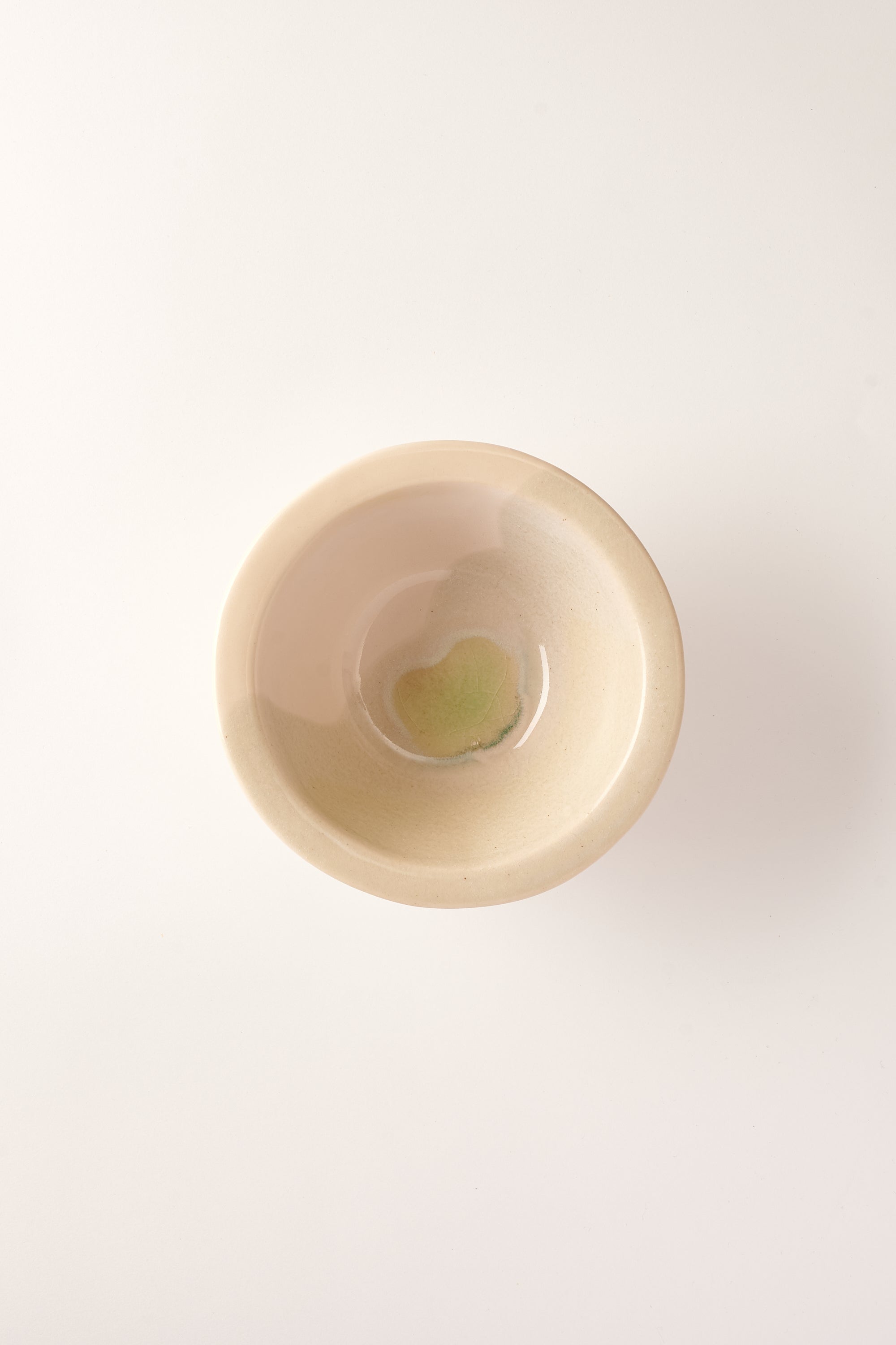 Anastasia’s Ashes Cereal Bowl with Cream & Sage Overglaze