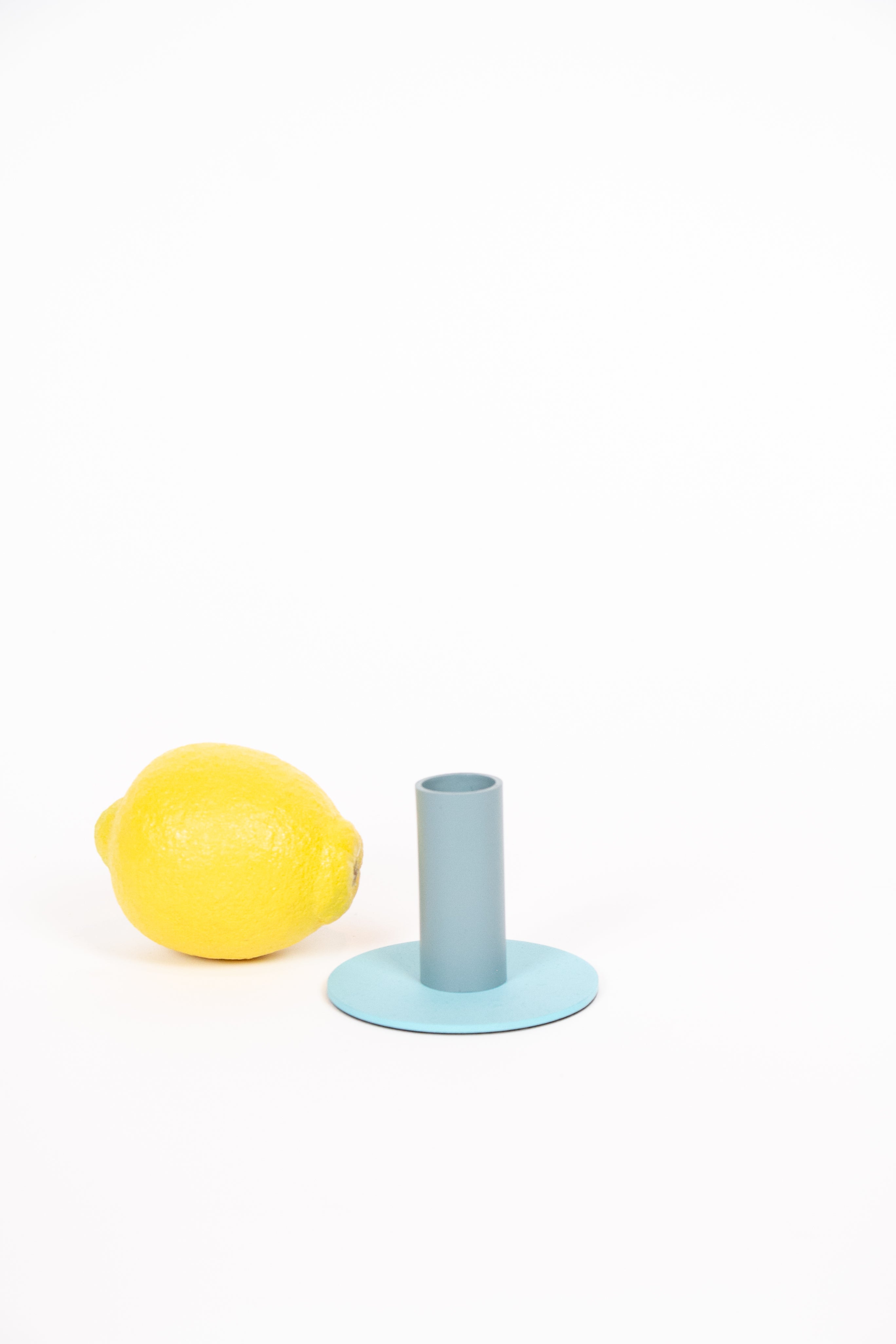 Two-Tone Metal Candleholder Tall