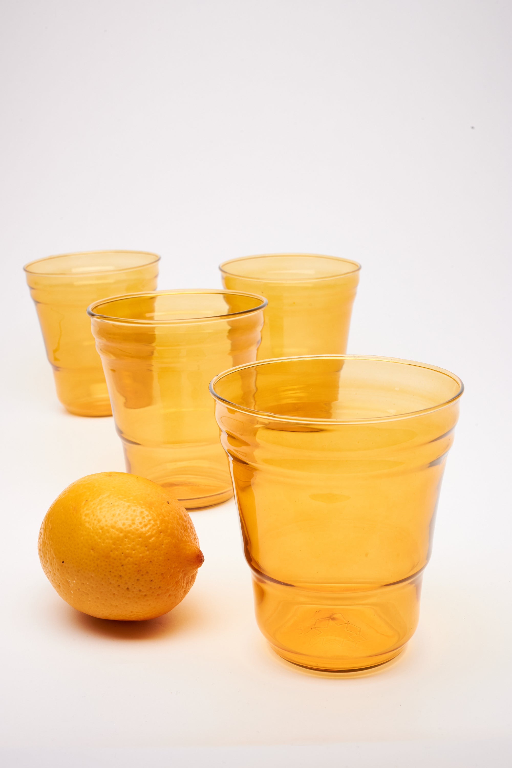 Fantastic-Not-Plastic Tall Glasses in Marigold
