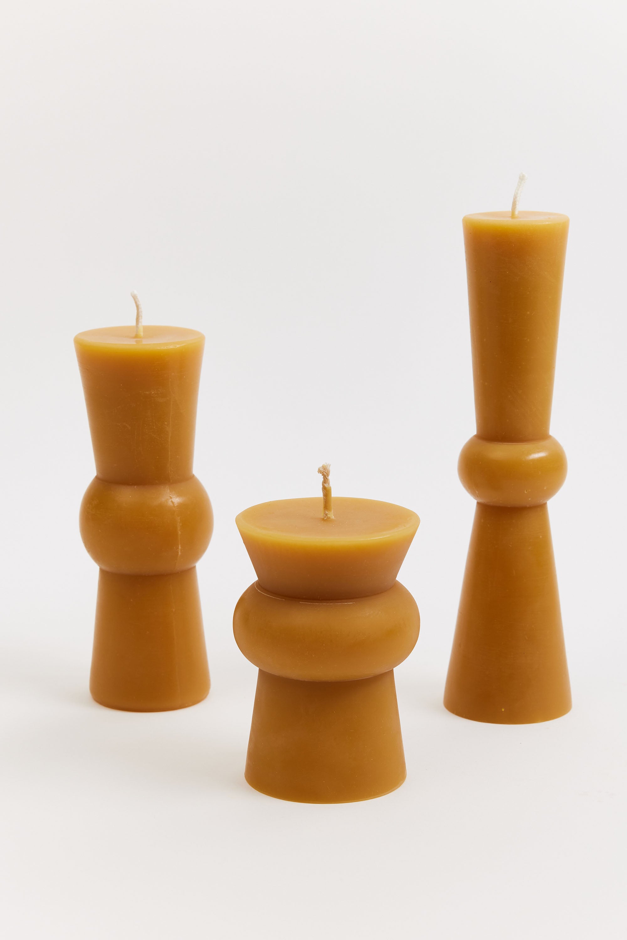Greentree Pillar candles Amber