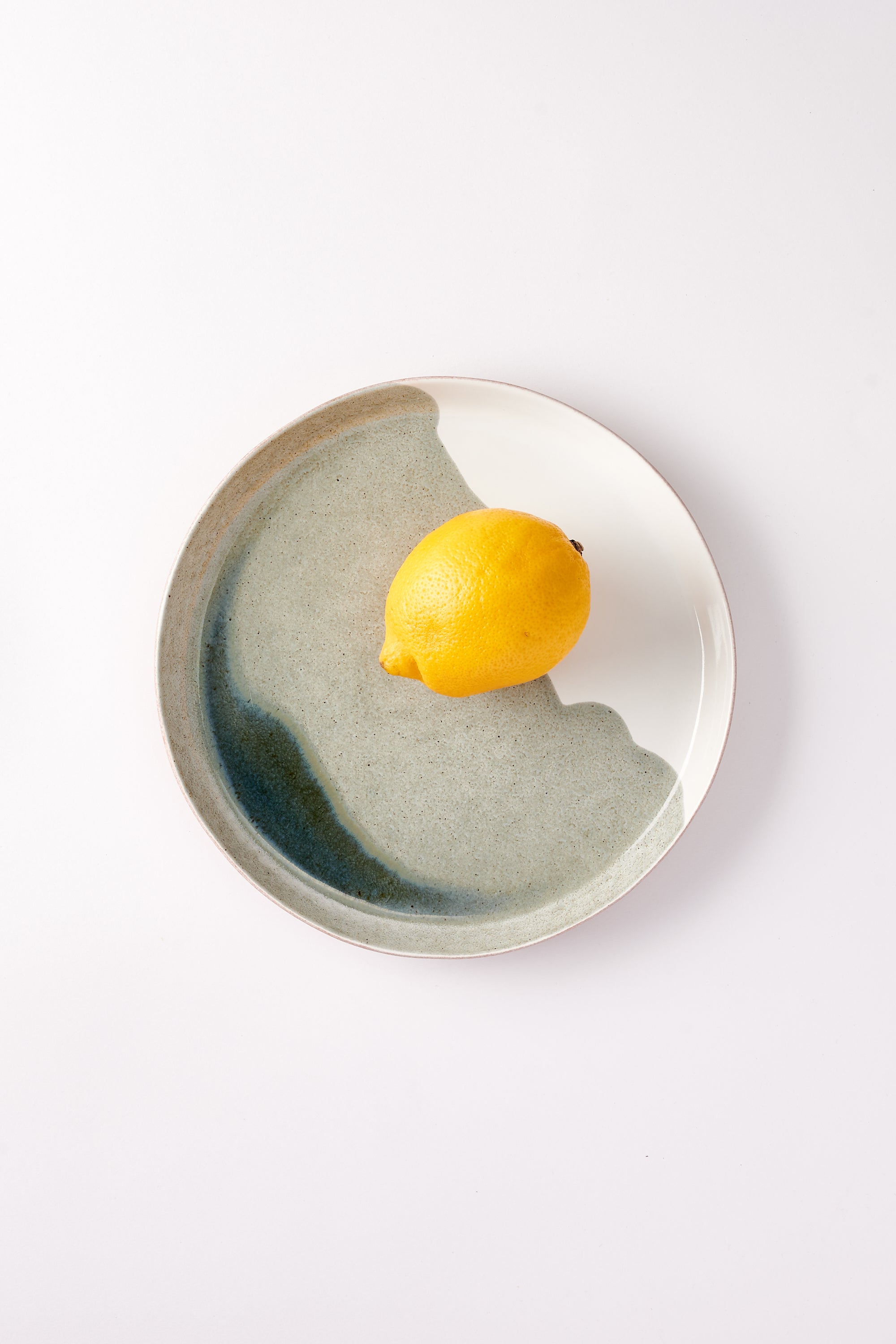 Oriana’s Ashes Salad Plate with Moss Overglaze