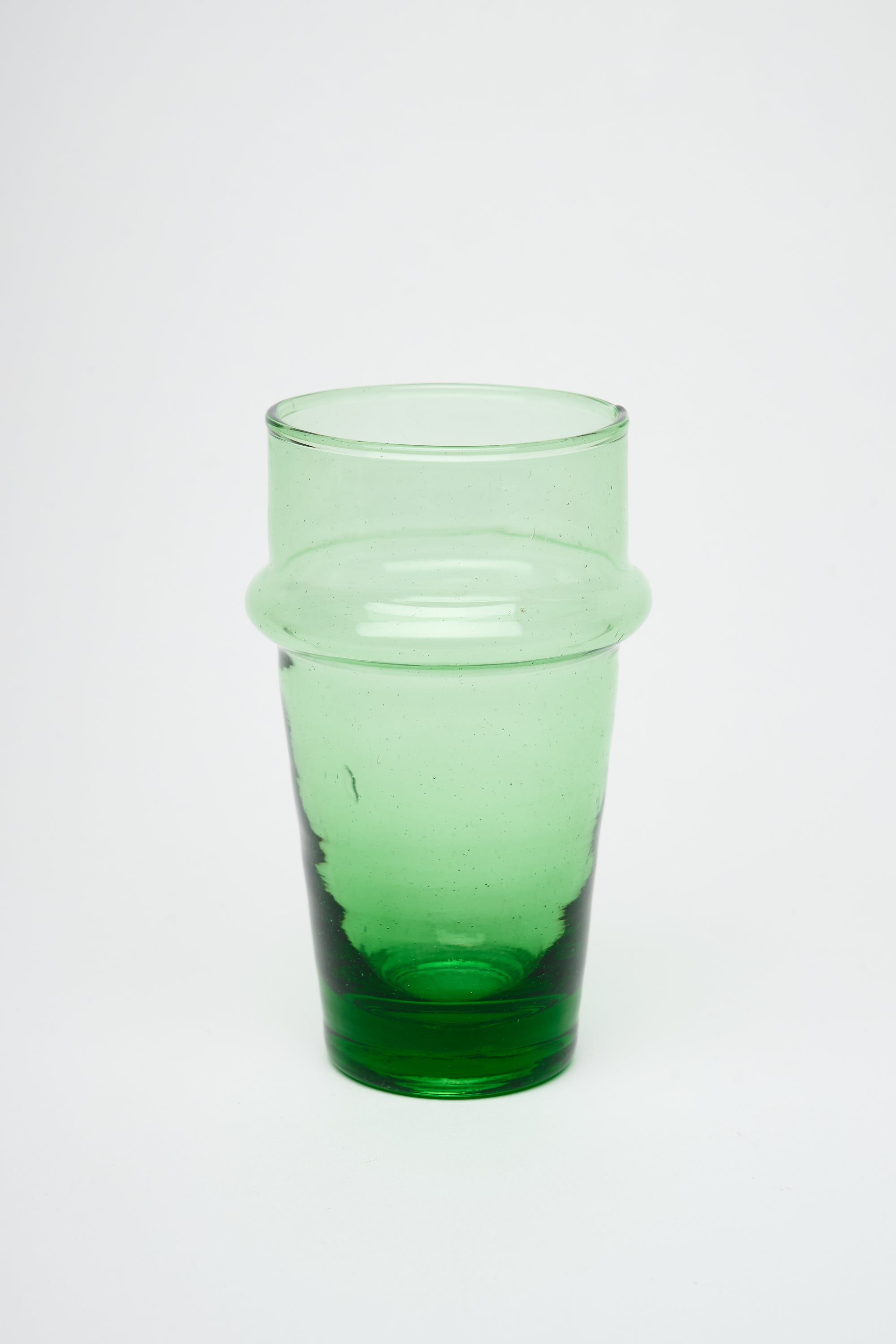 Moroccan Beldi Tall Glasses in Green, SET OF 6