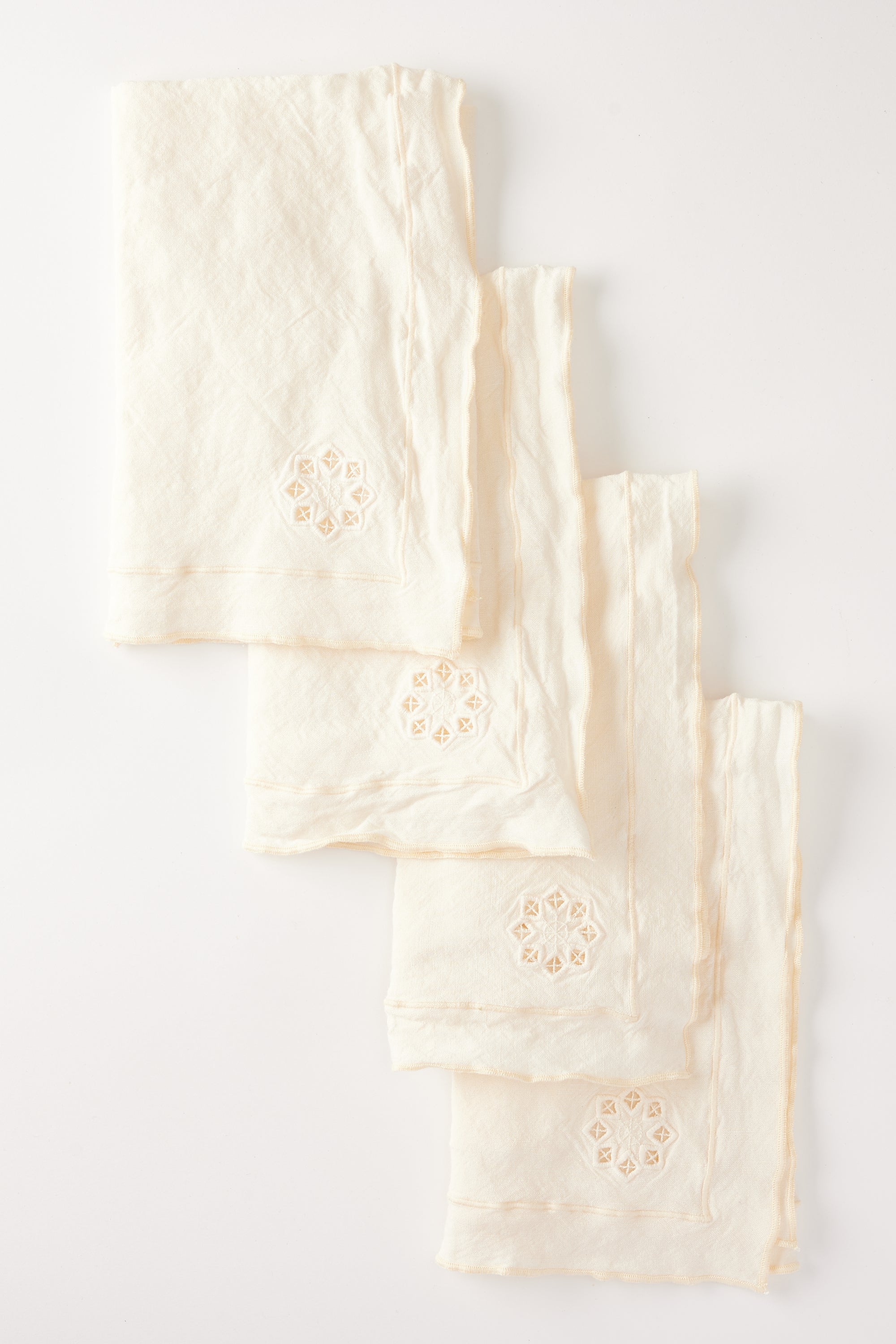 Day for Night Napkins Cream/Cream