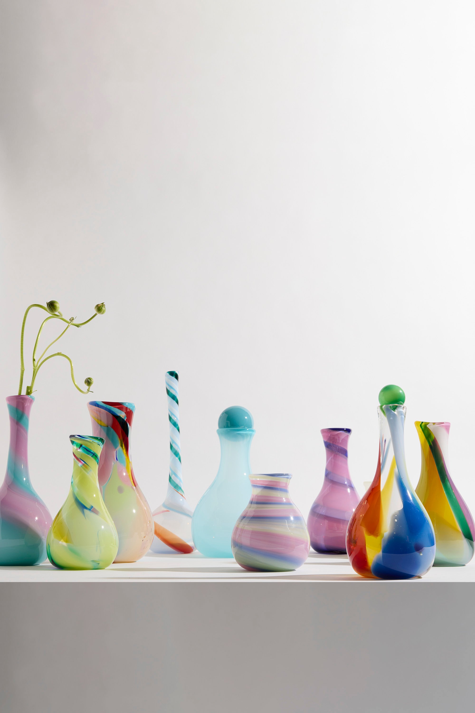 Michael Anchin Purple Twist Vase