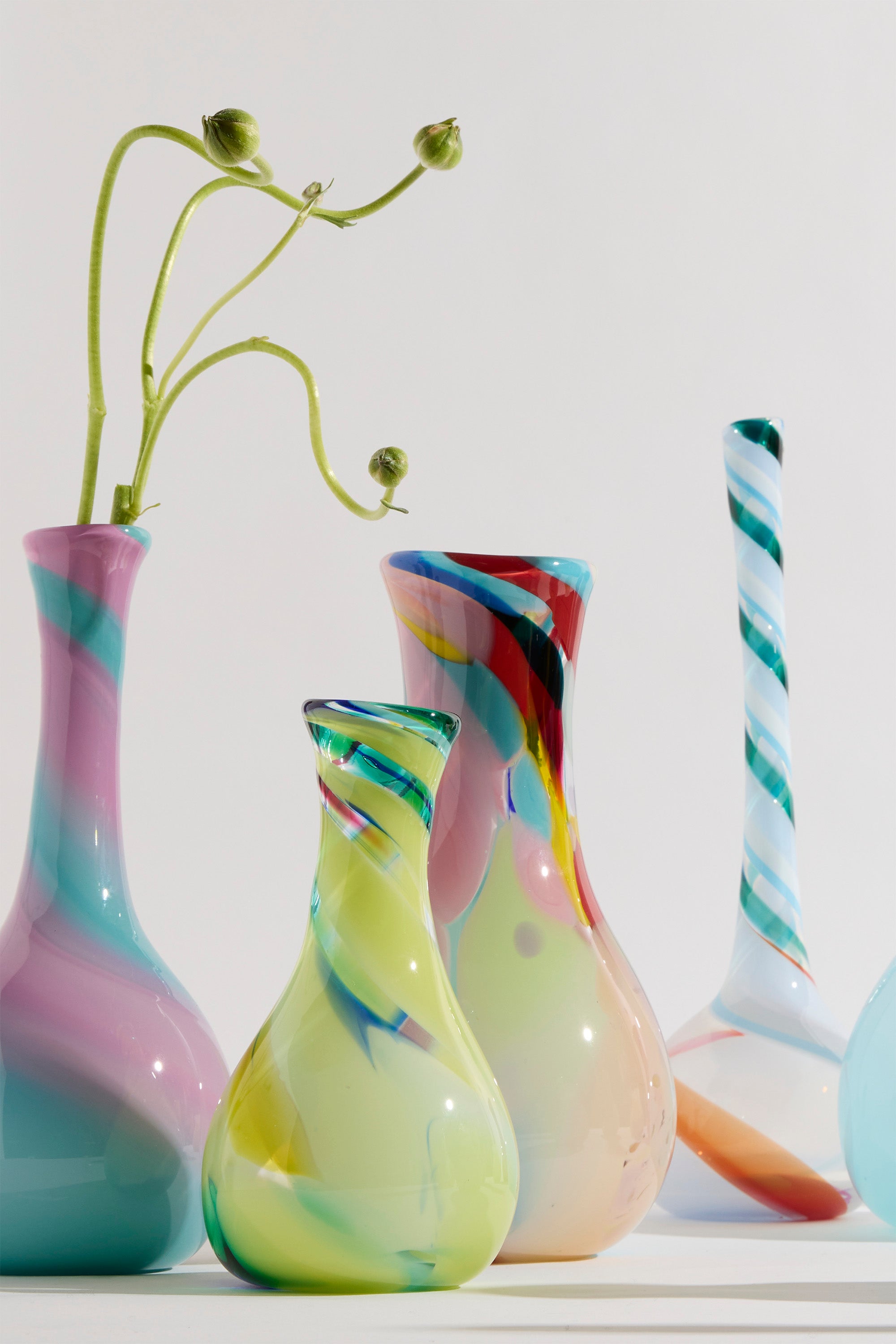 Michael Anchin Green Twist Vase