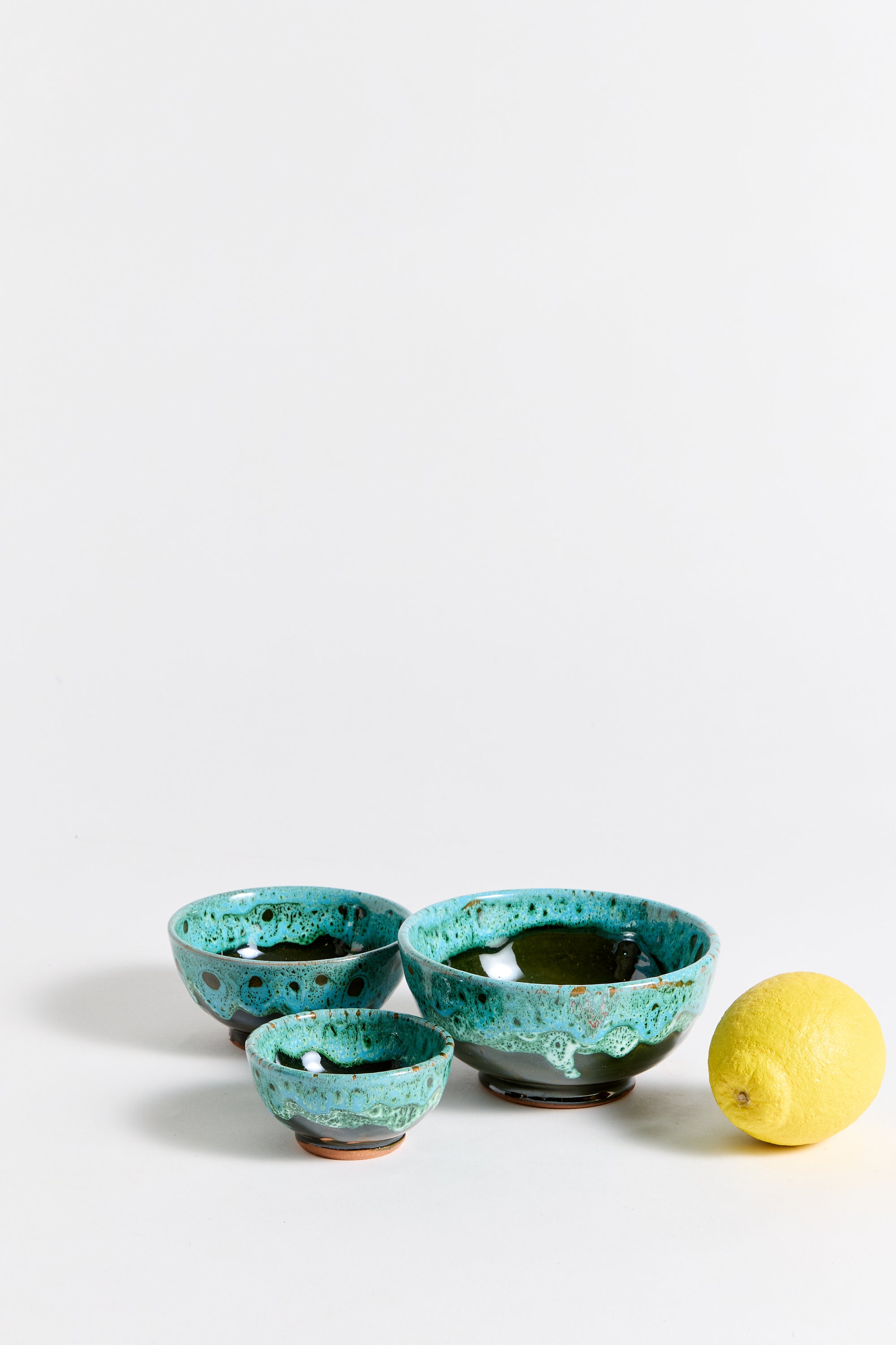 Marrakechi Azure Ceramic Bowl Set of 3