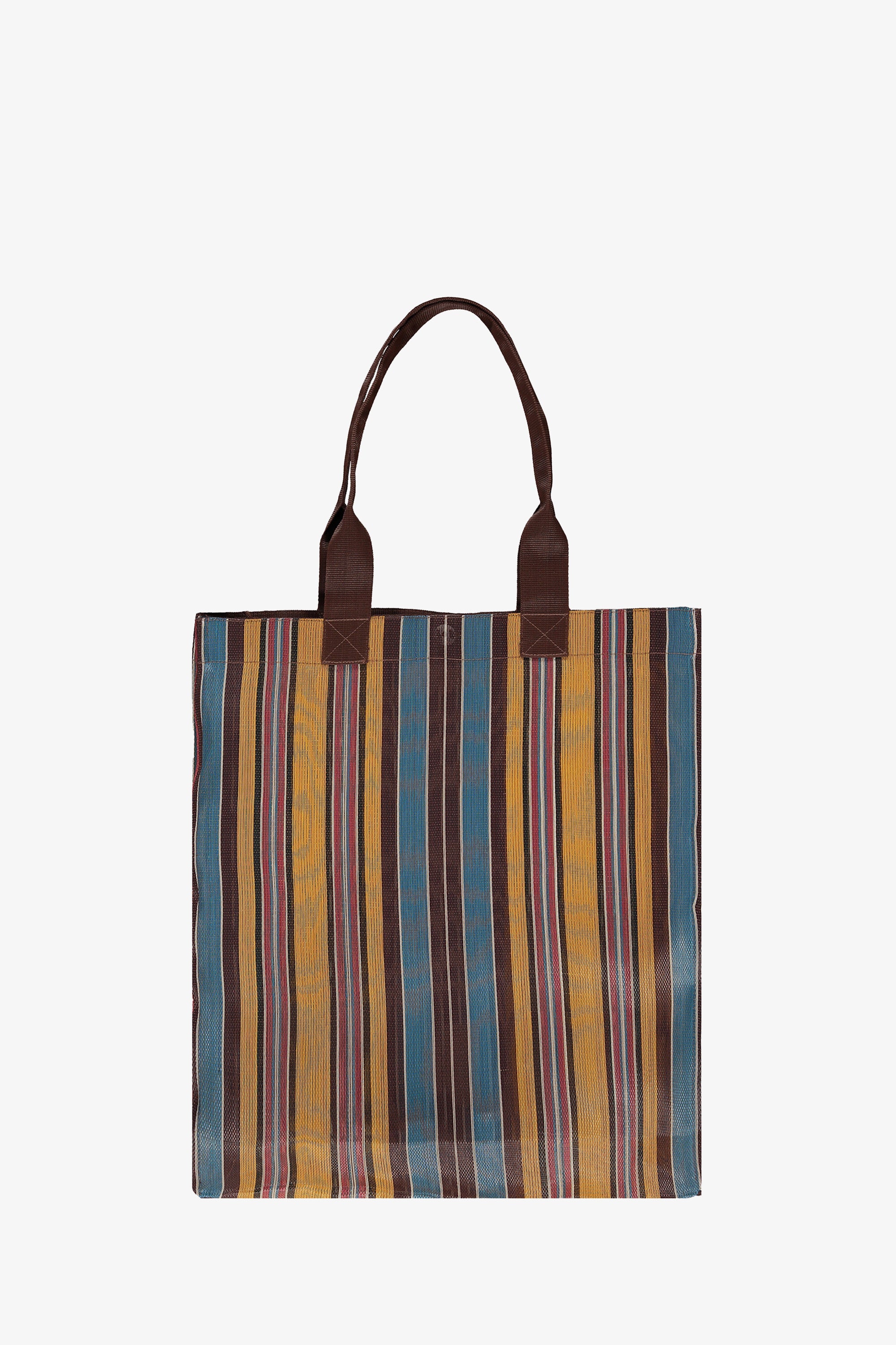 ECO WOVEN RECYCLED TOTE IN SAX
