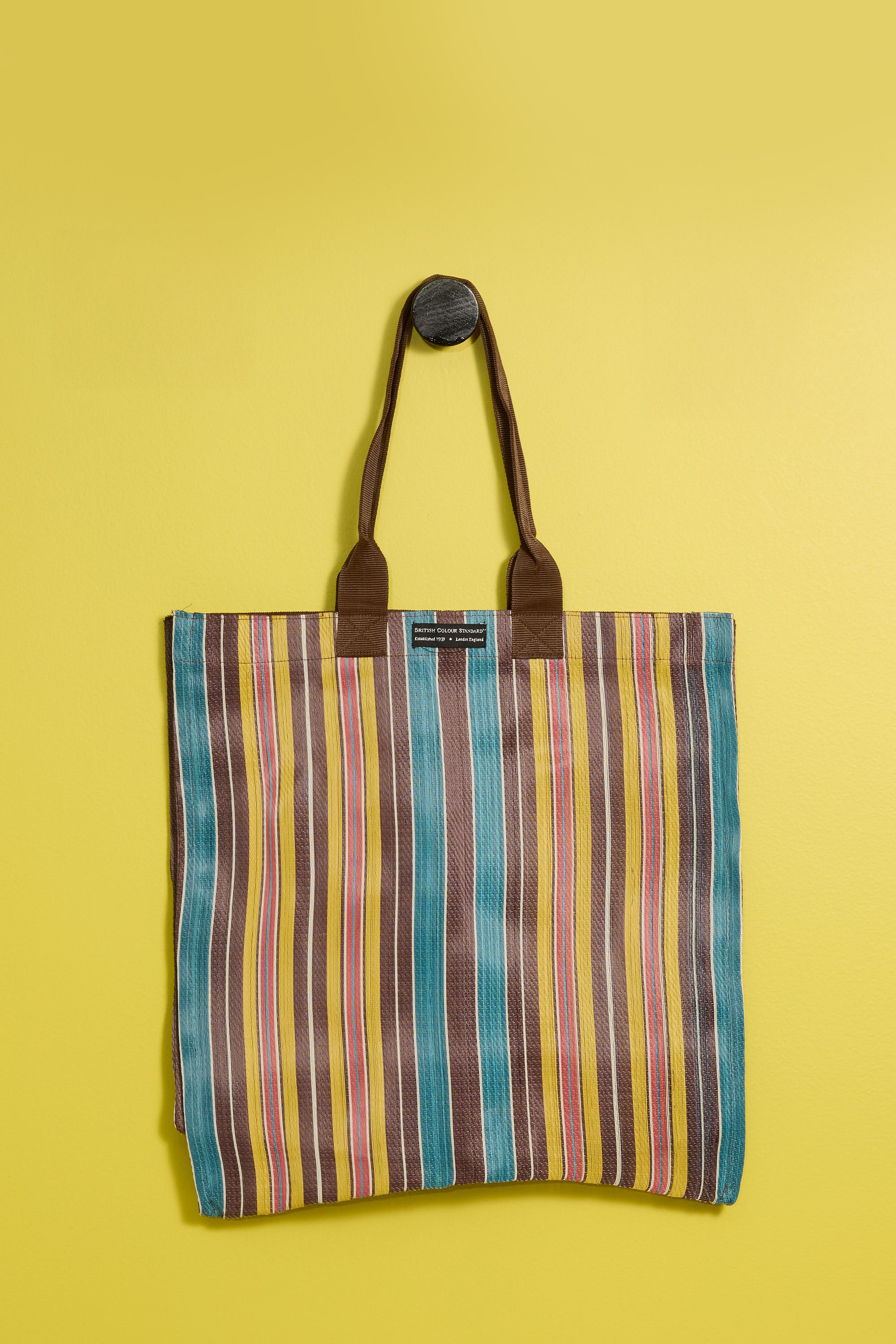 ECO WOVEN RECYCLED TOTE IN SAX