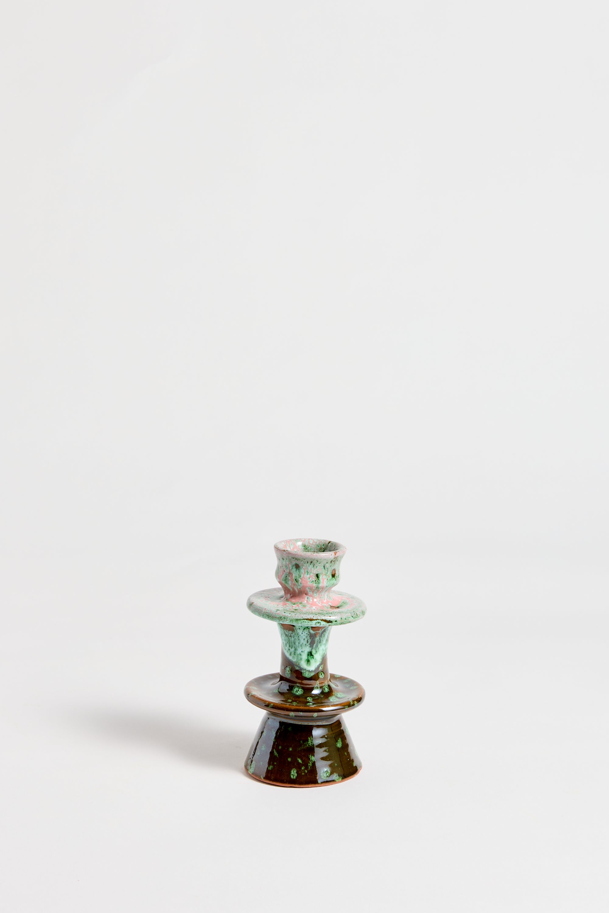 Marrakechi Rose Ceramic Candlestick