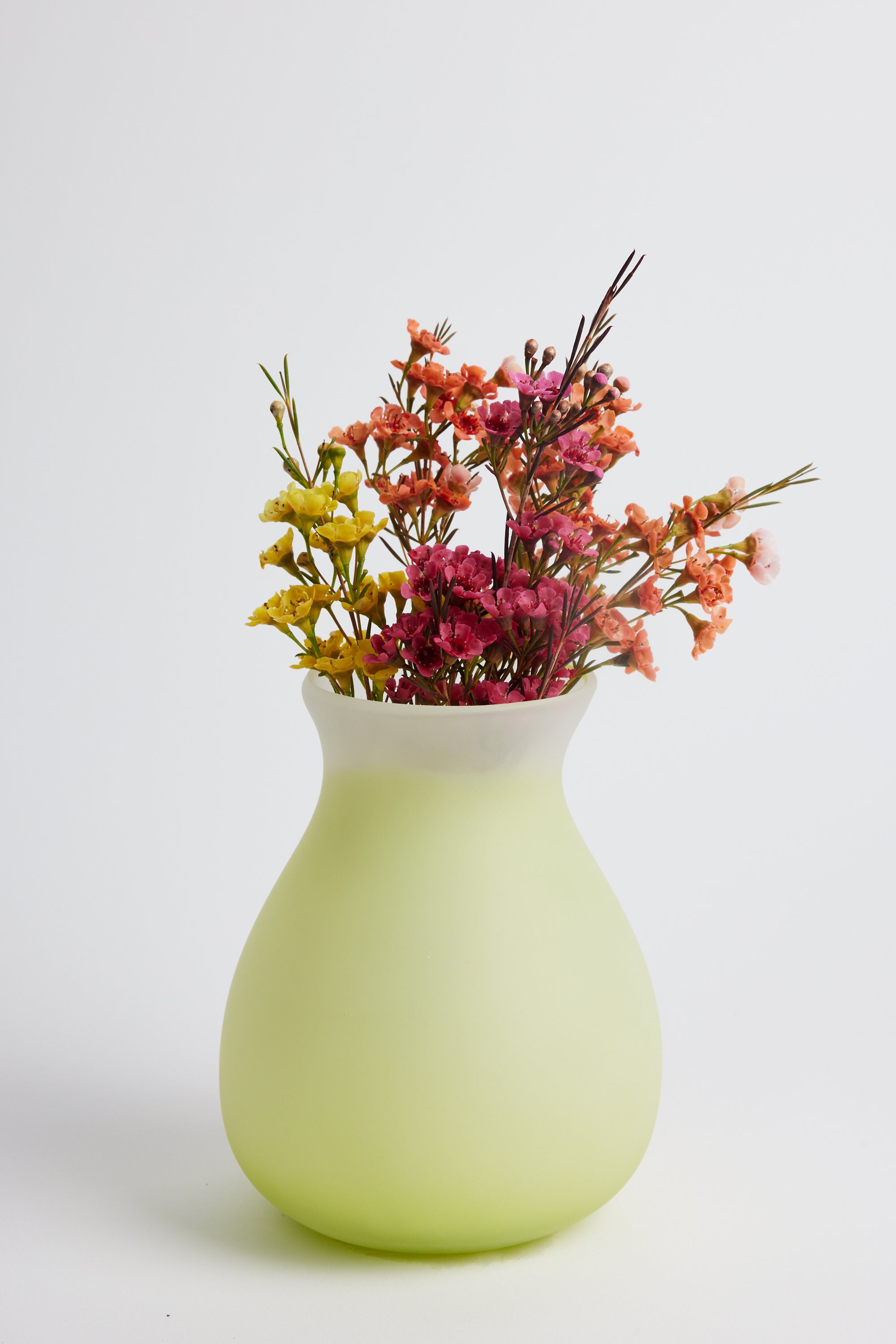Michael Anchin Frosted Green Vase