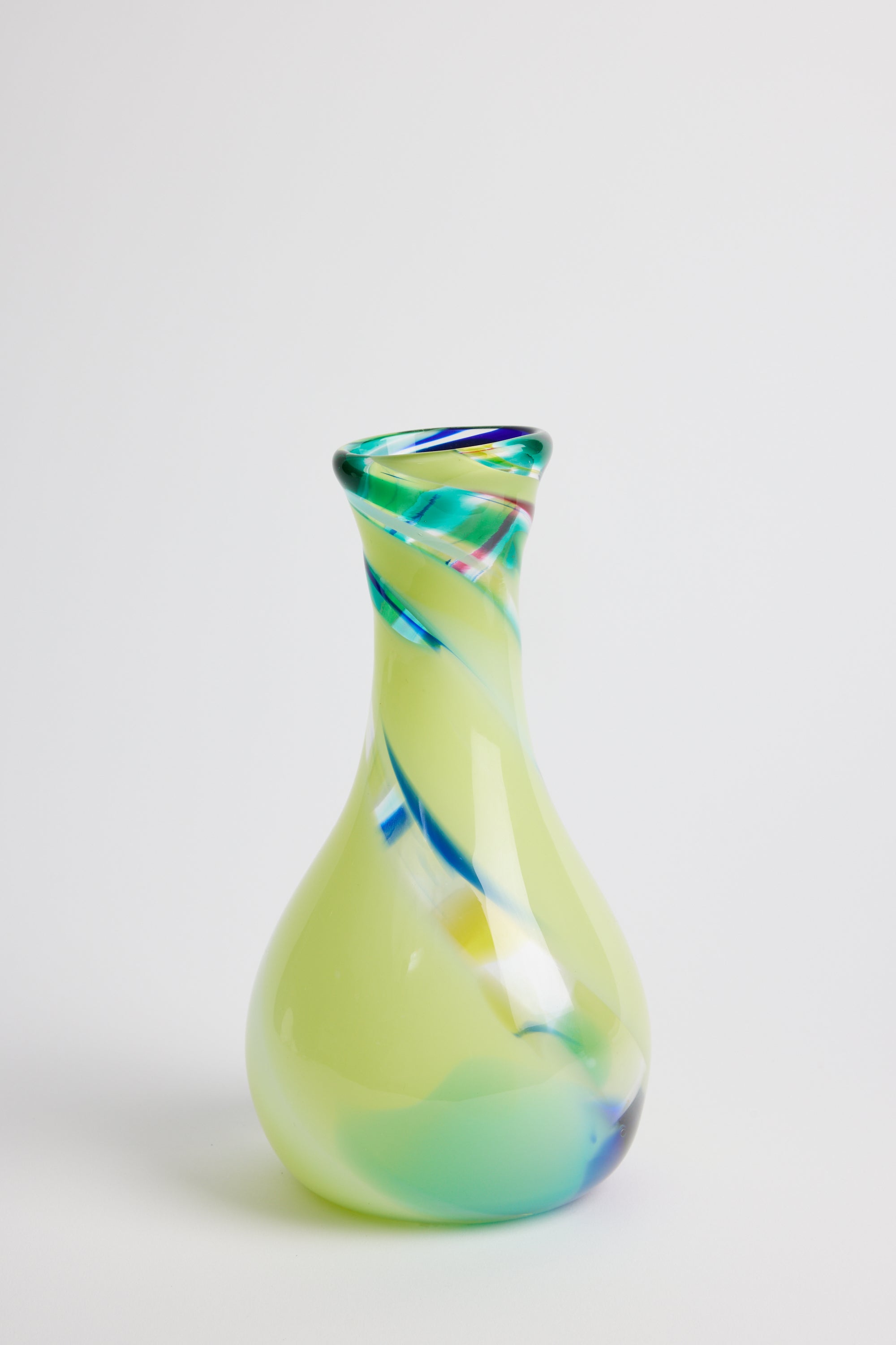 Michael Anchin Green Twist Vase