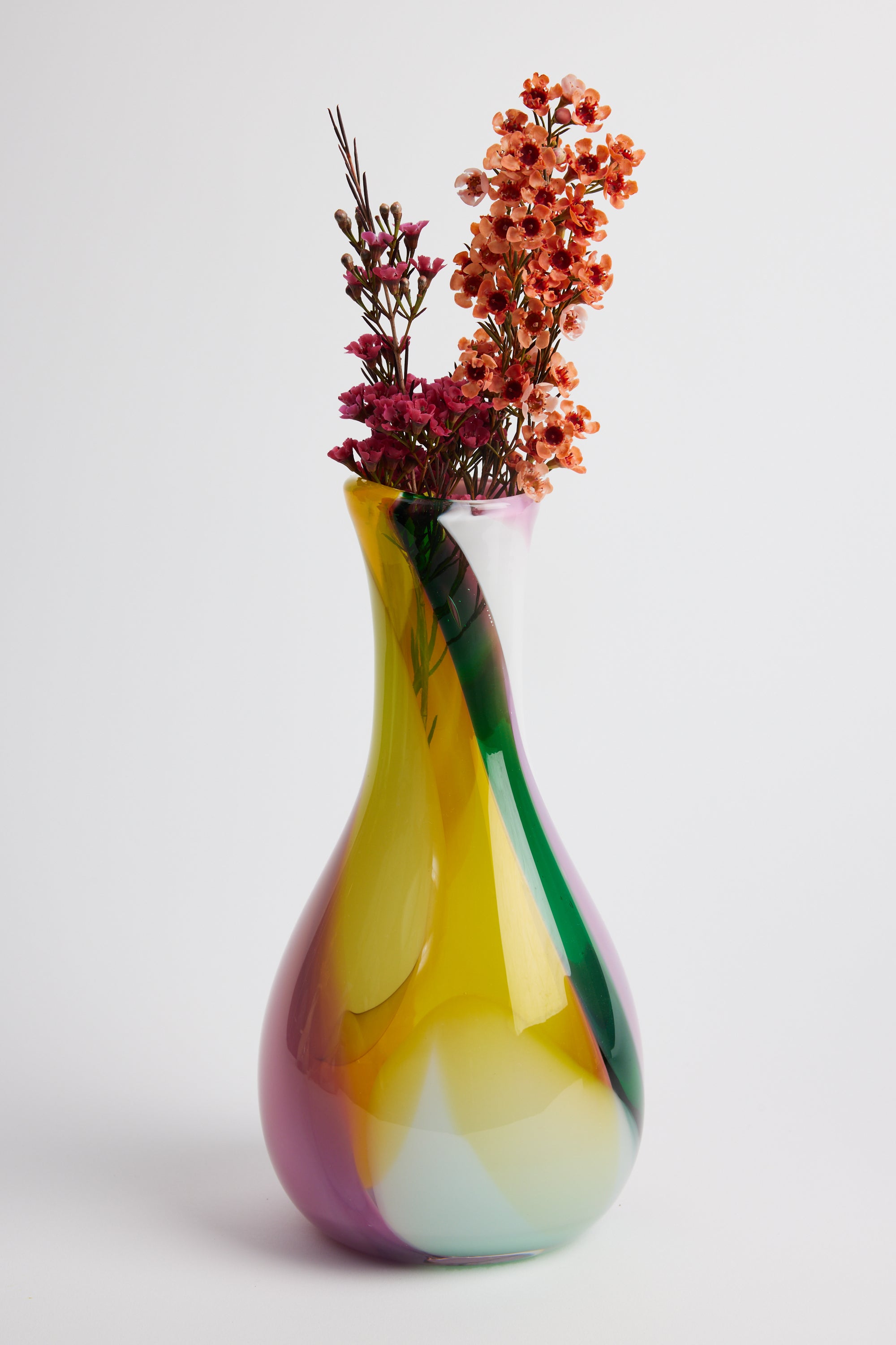 Michael Anchin Watercolor Multi Vase
