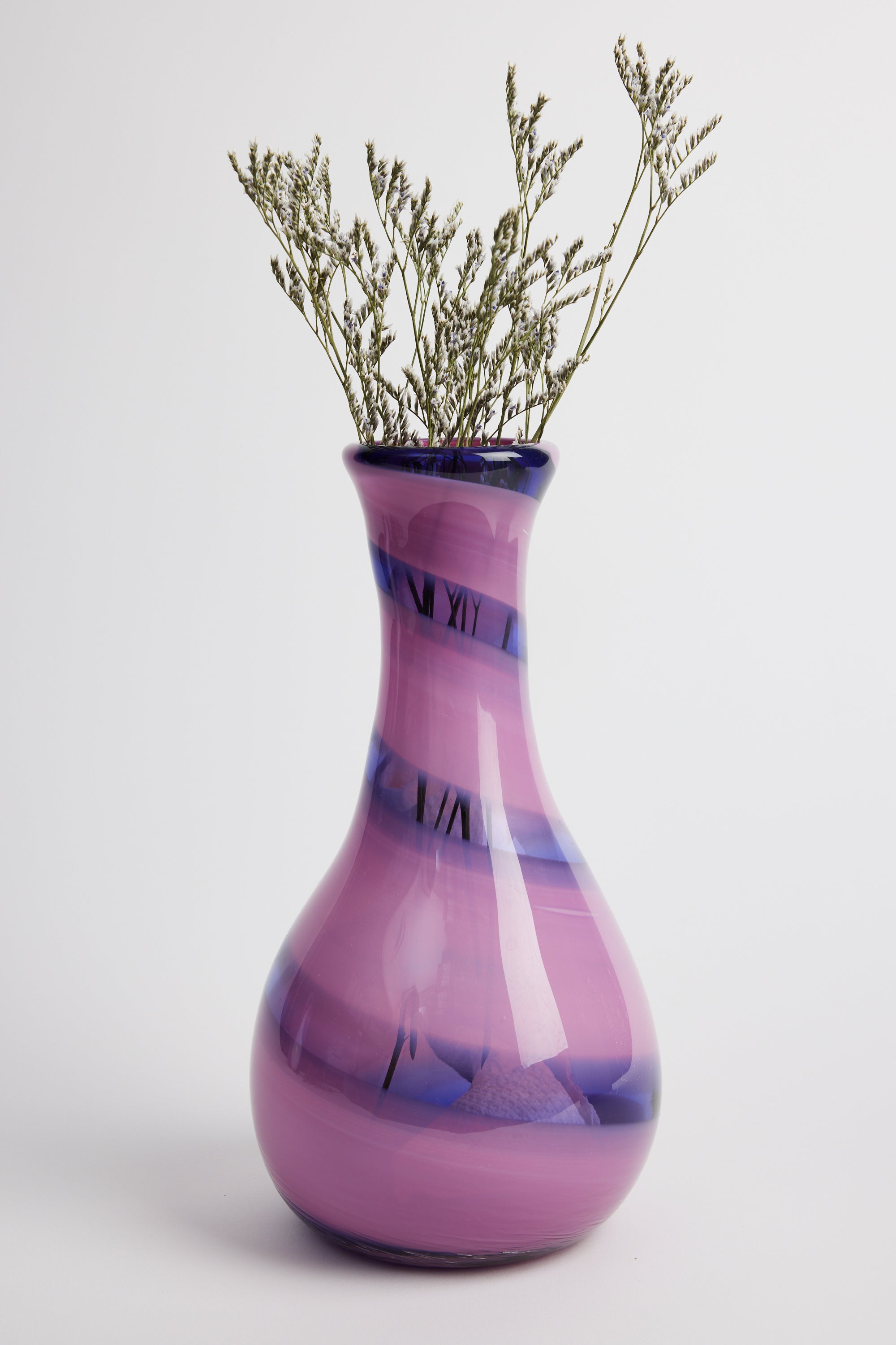 Michael Anchin Purple Twist Vase