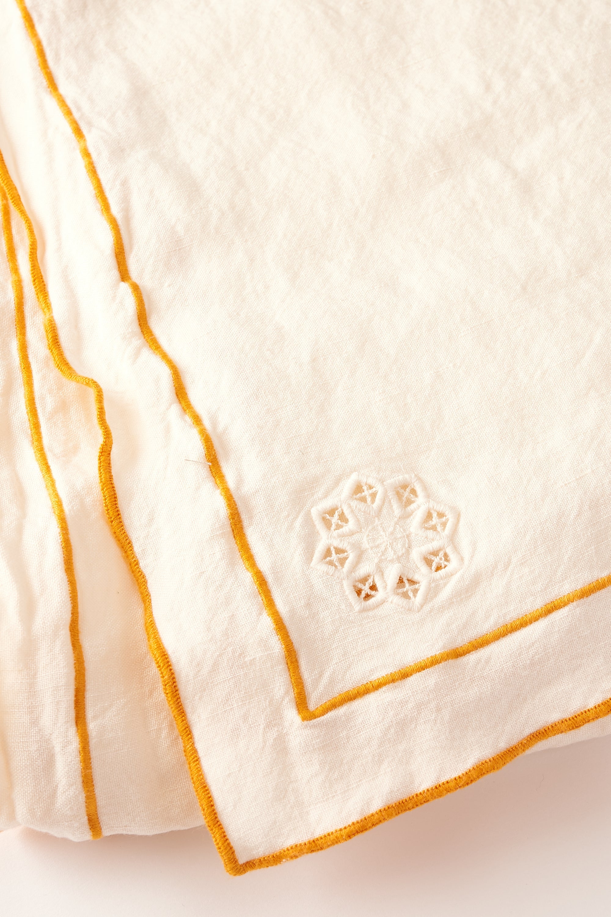 Day for Night Tablecloth Cream/Marigold