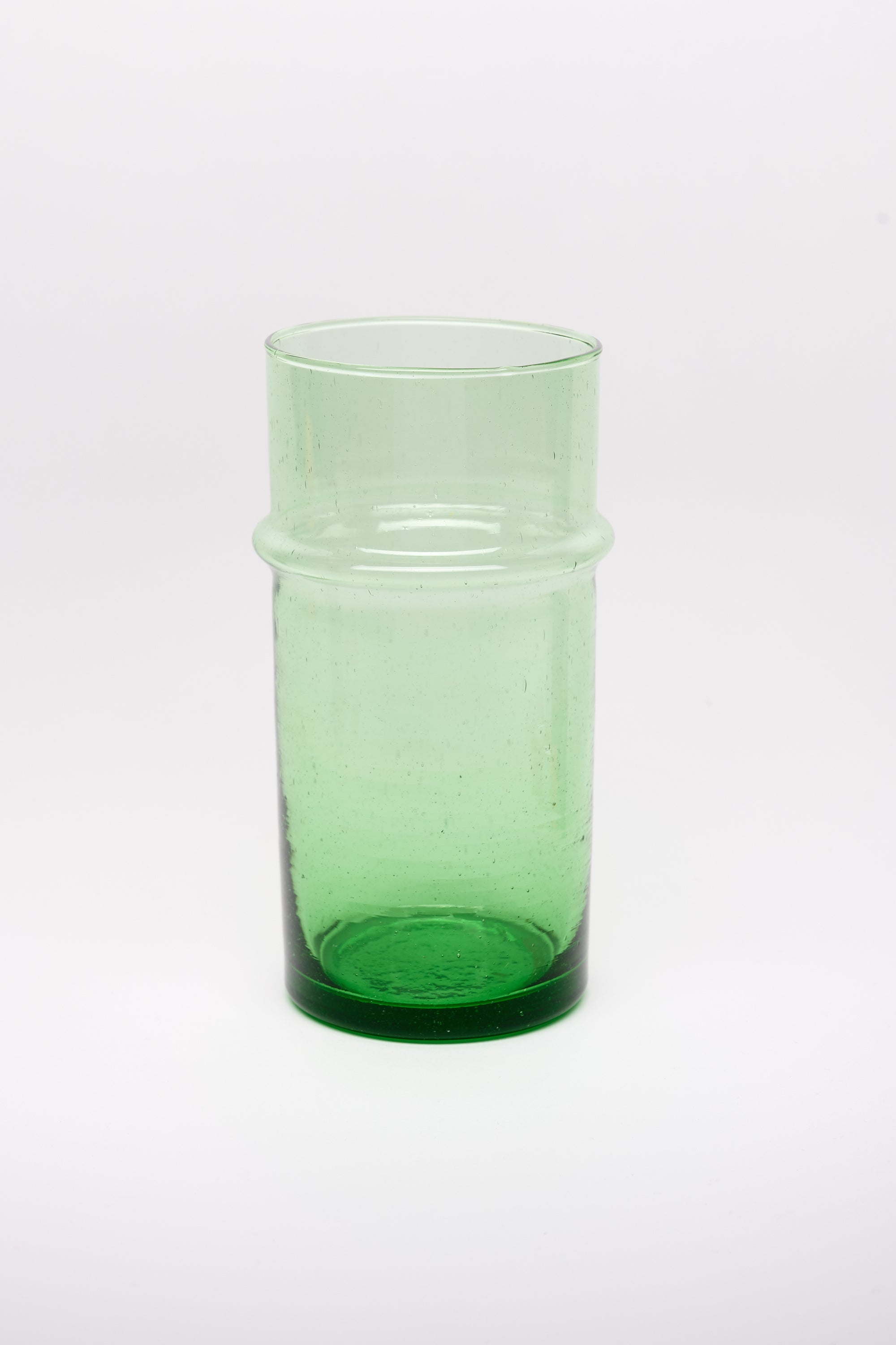 VERRE BELDI GREEN GLASS VASE