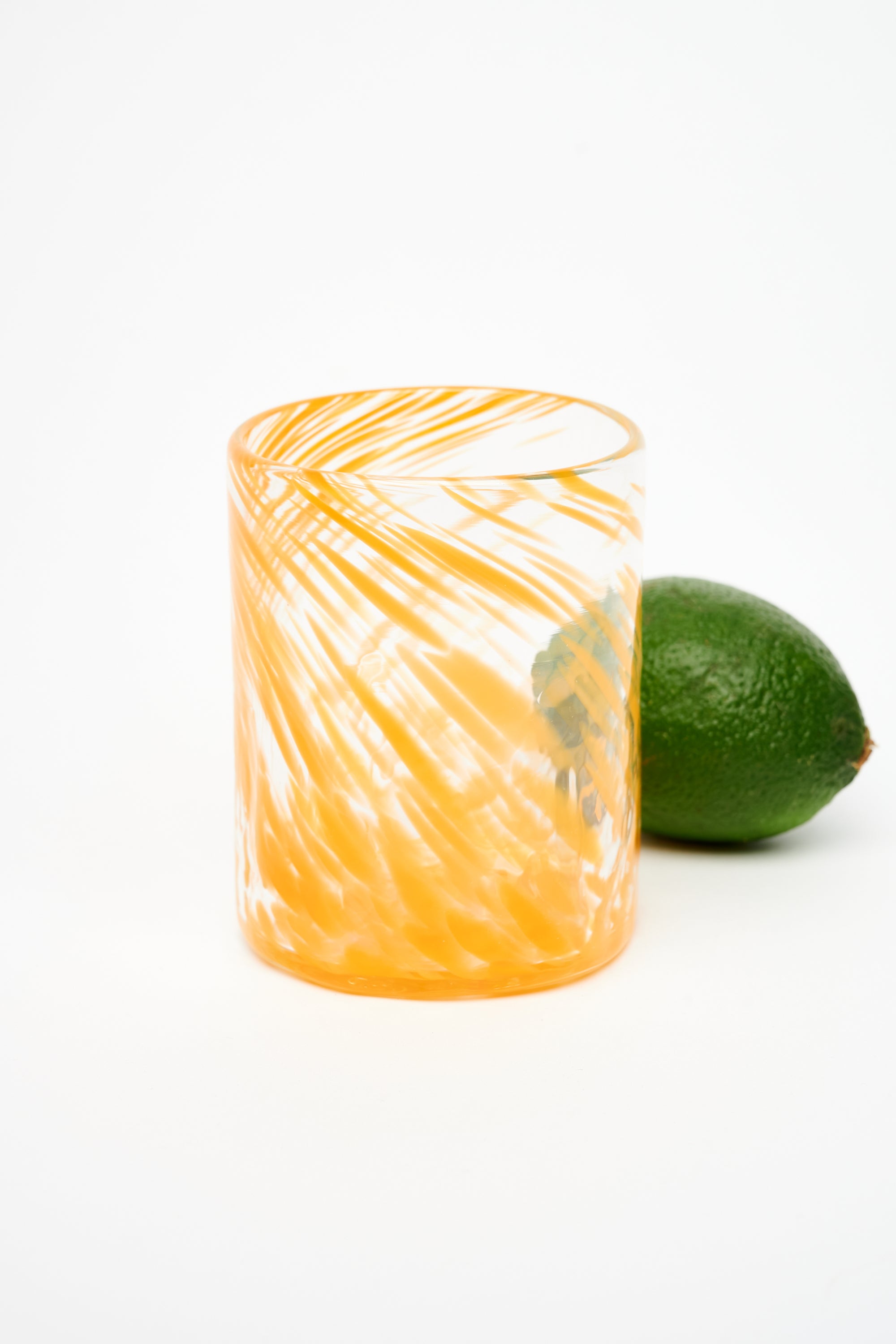 Xaquixe Short Tumblers in Orange, Set of 6