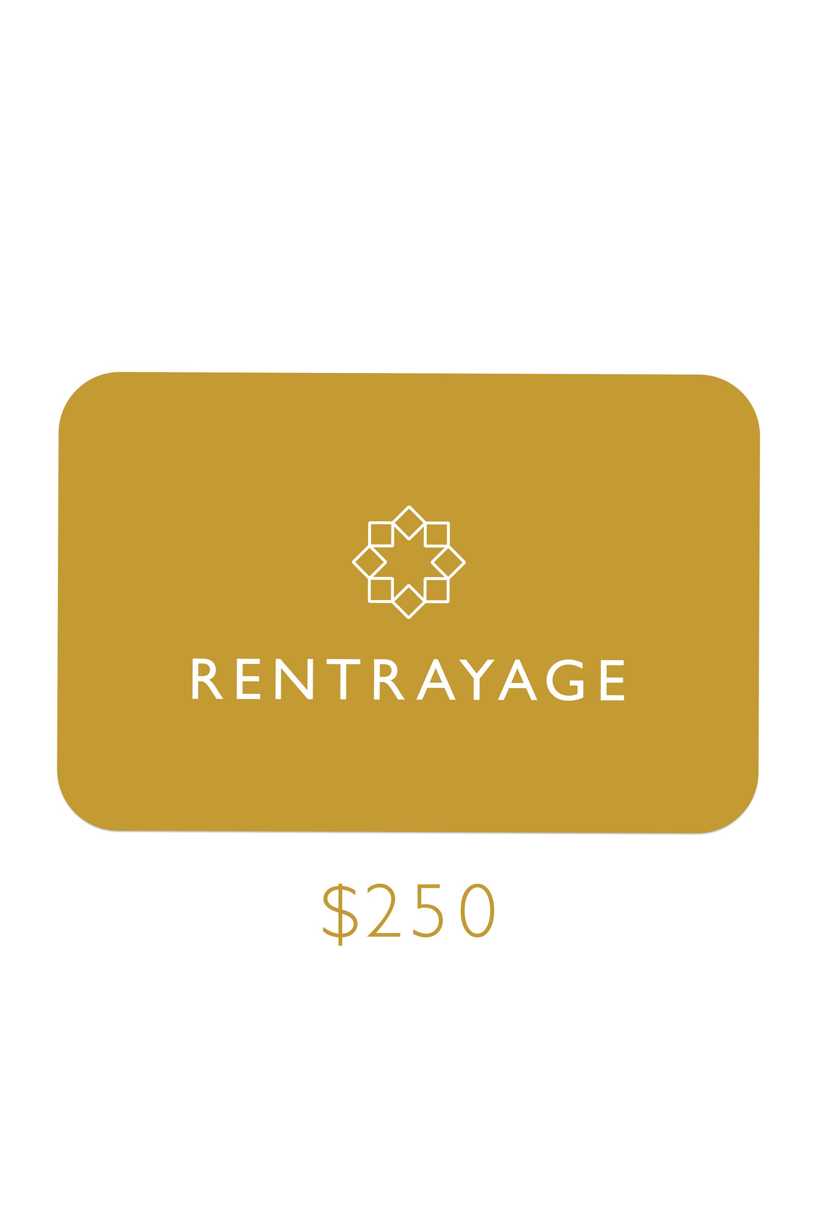 Rentrayage Gift Card $250