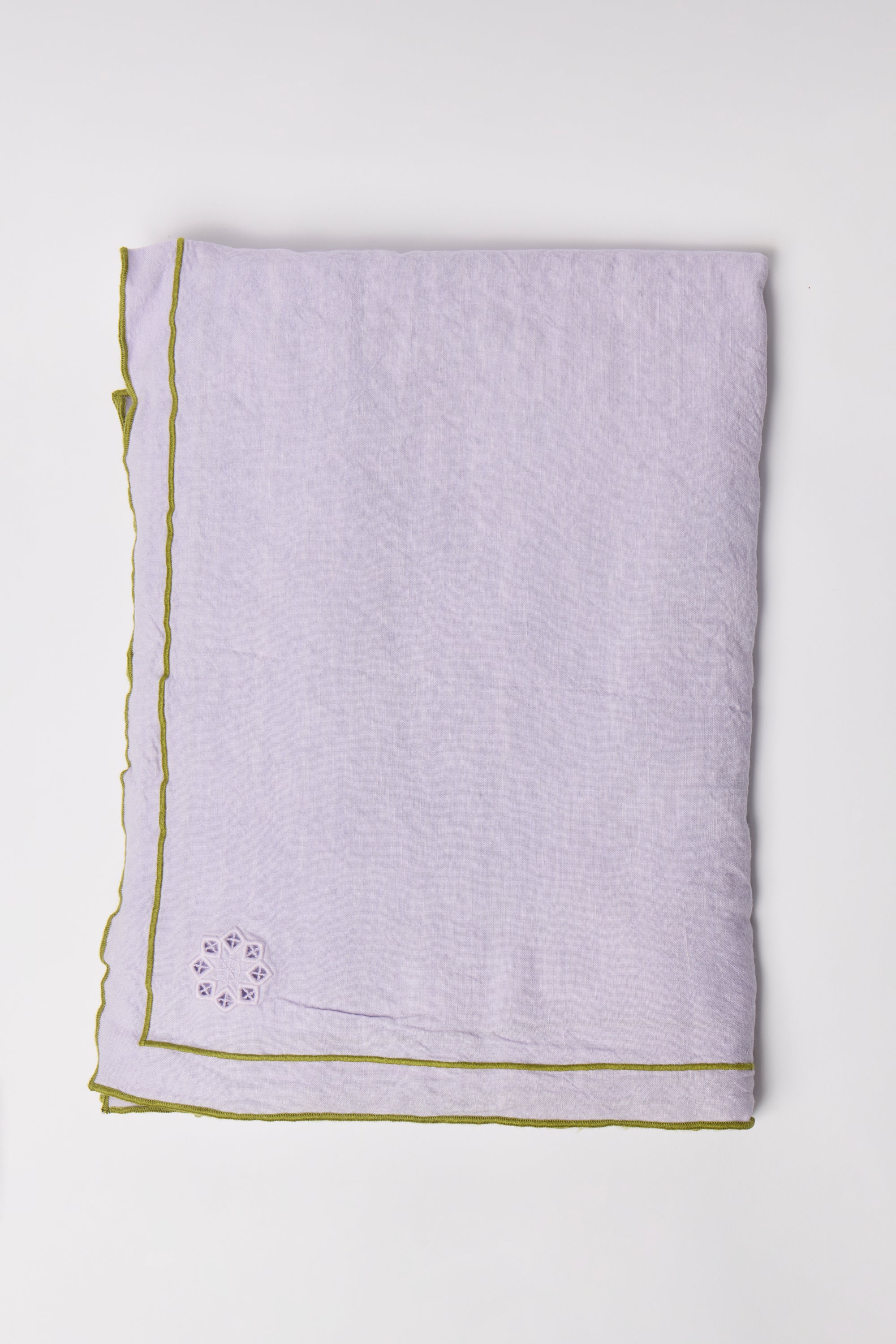 Day for Night Tablecloth Lavender/Olive