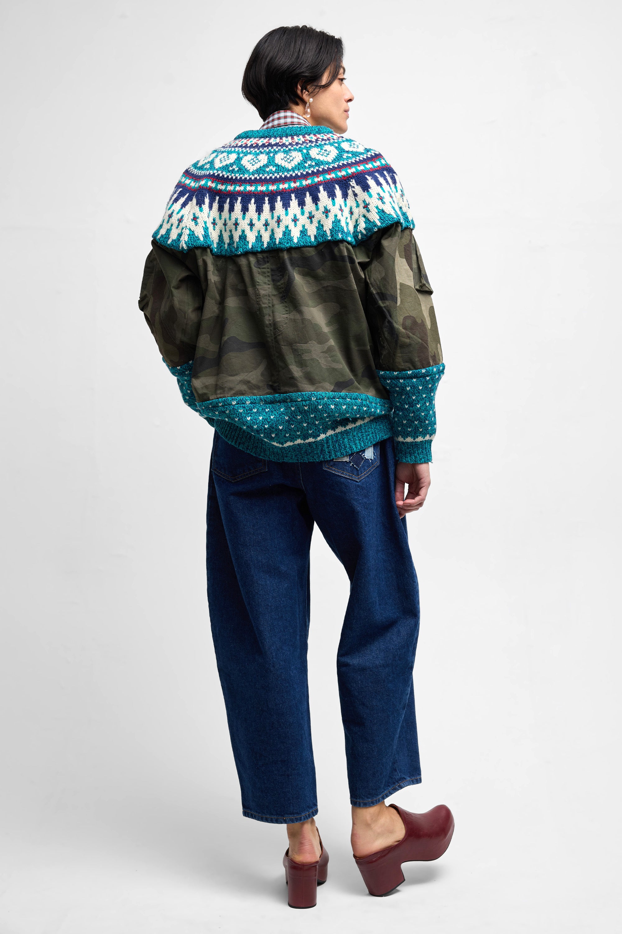 Knit Camo Jacket
