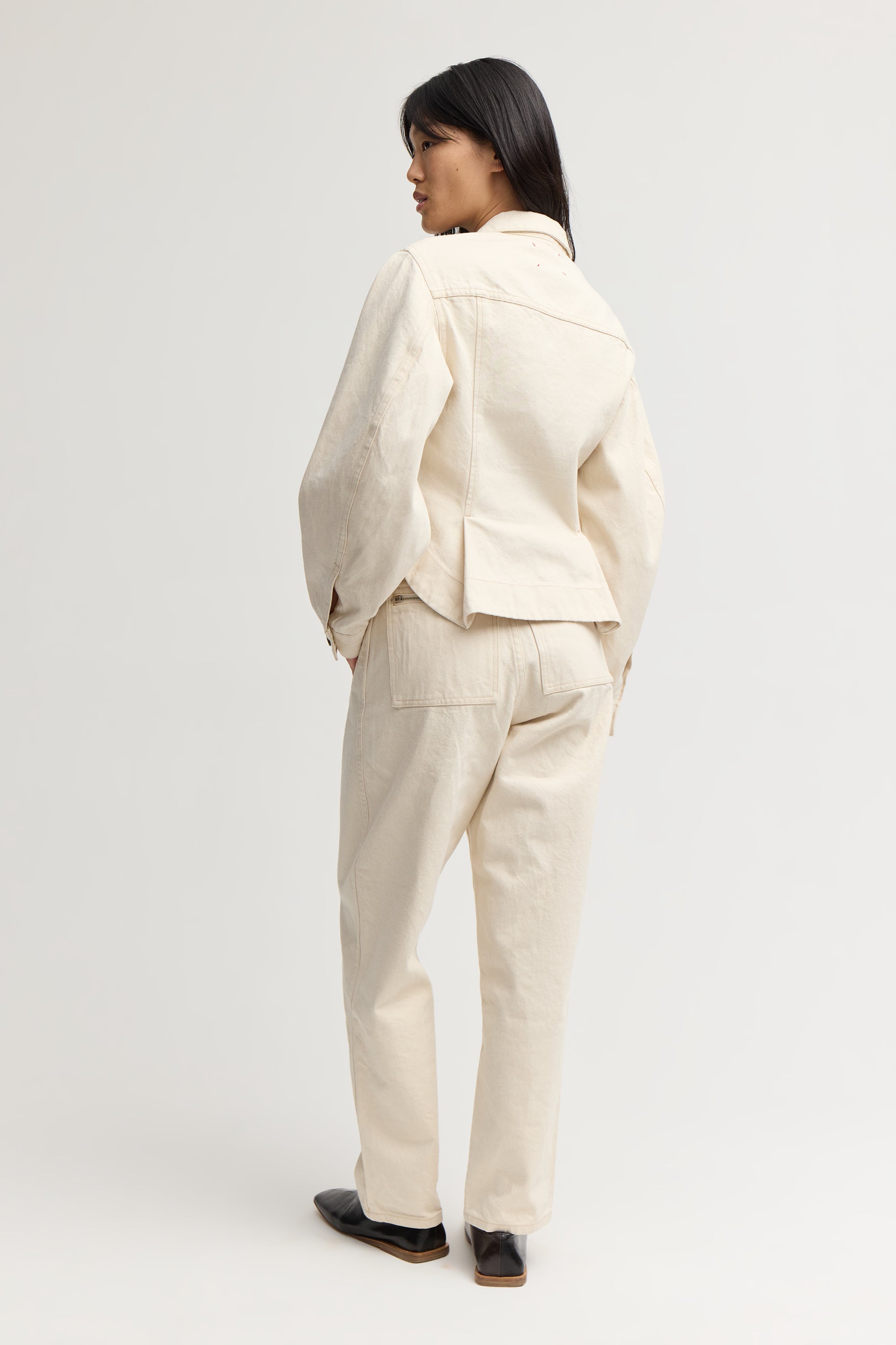 SILVERLAKE DENIM JACKET ECRU – Rentrayage