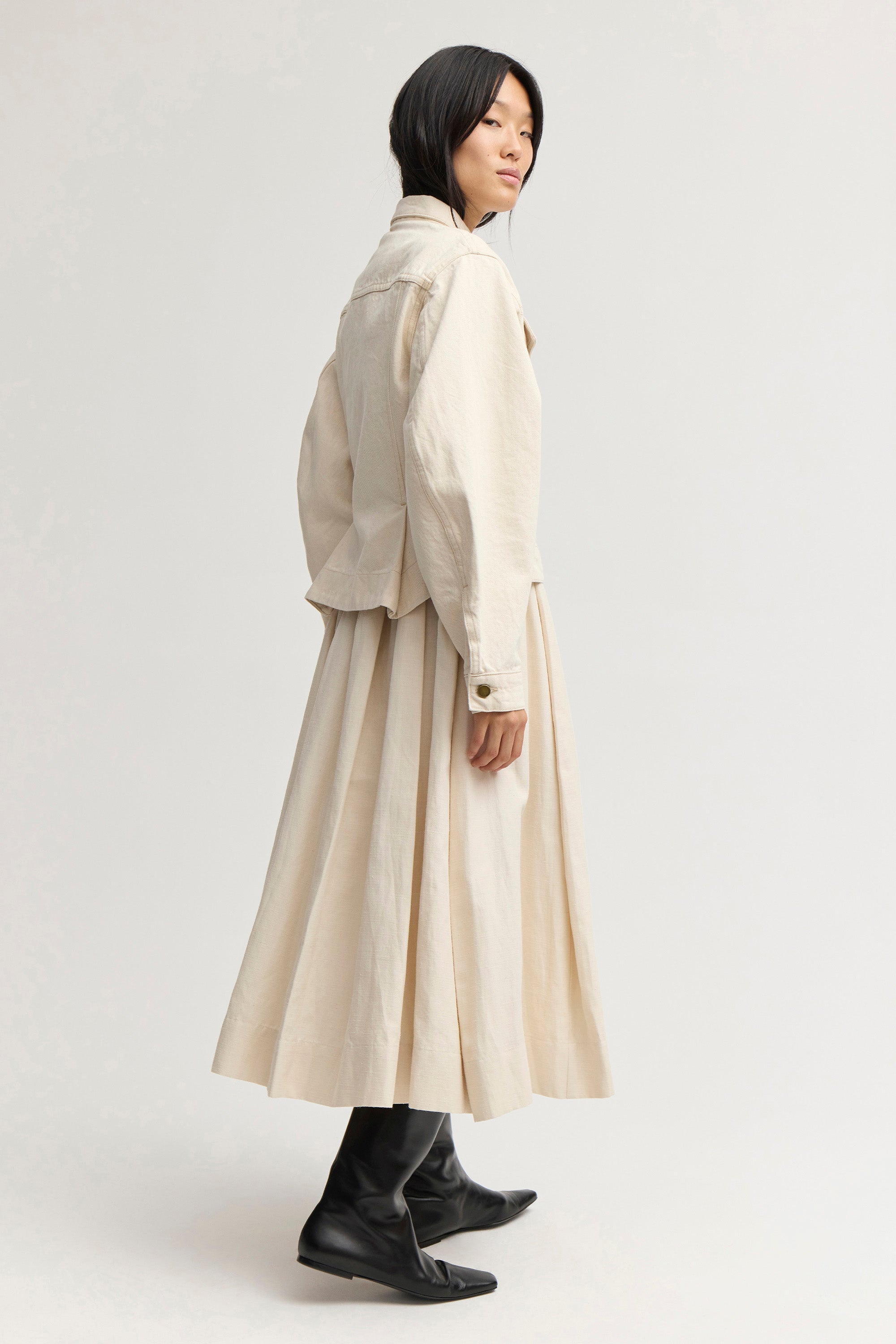 SILVERLAKE DENIM JACKET ECRU – Rentrayage