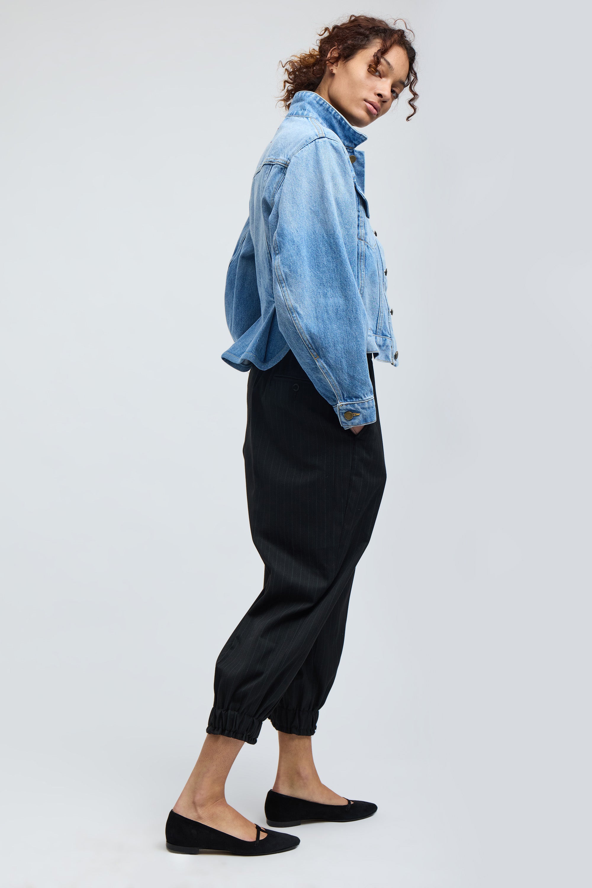 SILVER LAKE DENIM JACKET (LIGHT WASH BLUE) – Rentrayage