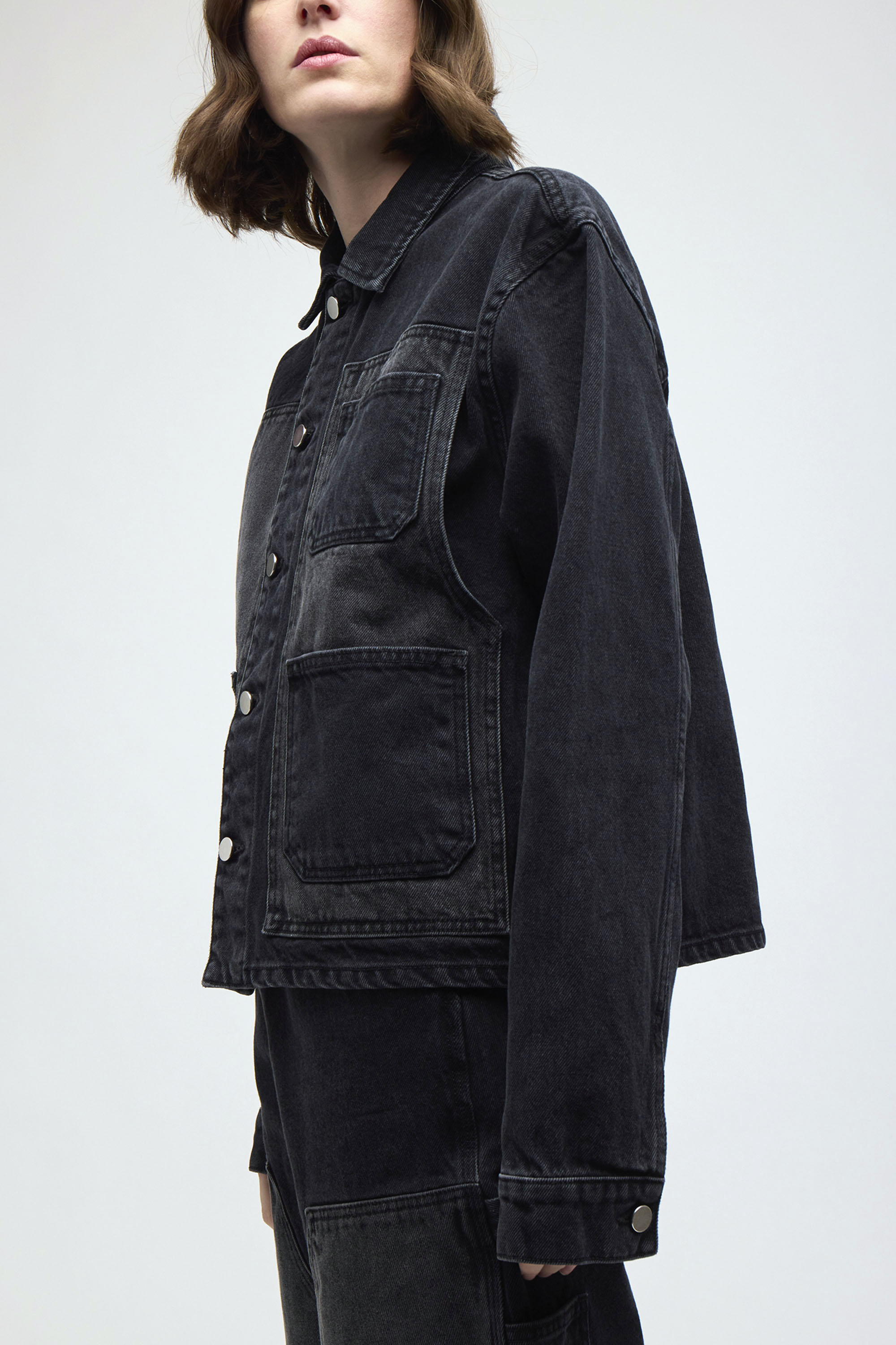 WORKMAN DENIM JACKET BLACK – Rentrayage