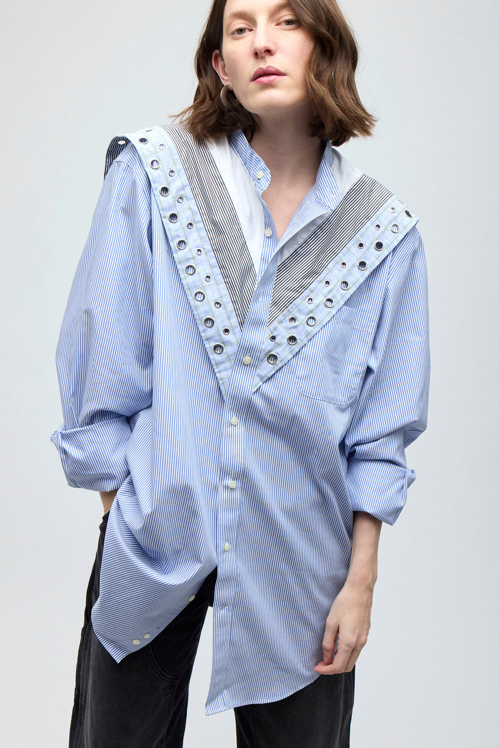 Sailor Shirt with Grommets