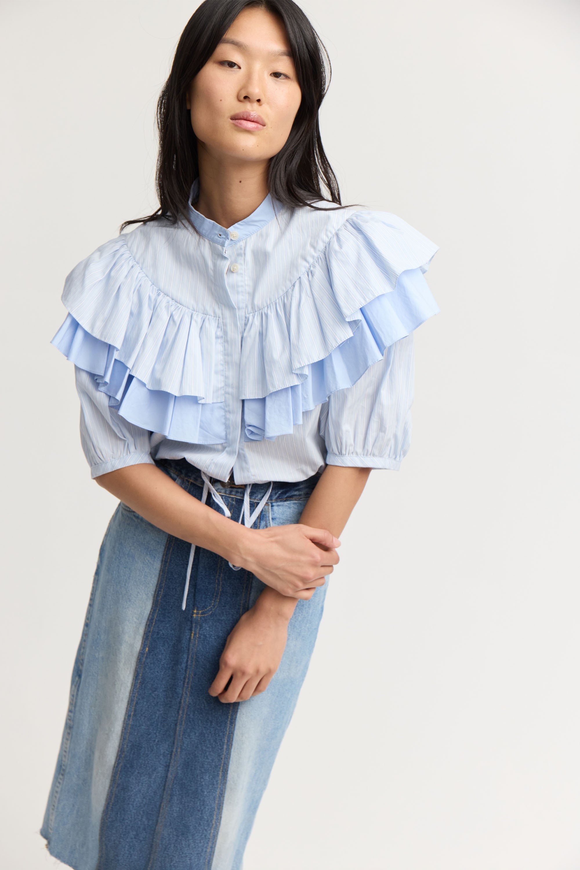 Prudence Ruffle Top