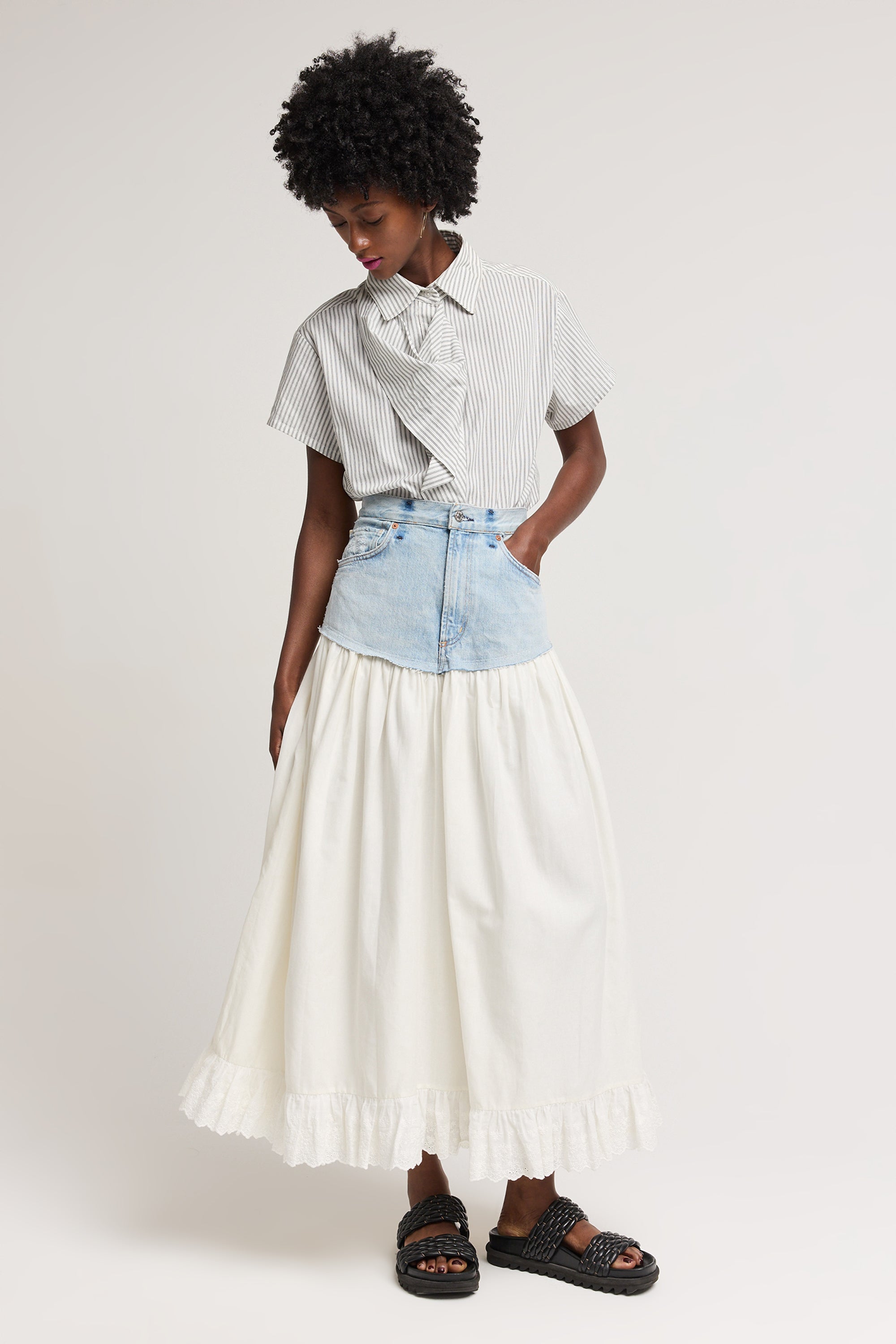 Fifi Skirt in Cotton Voile