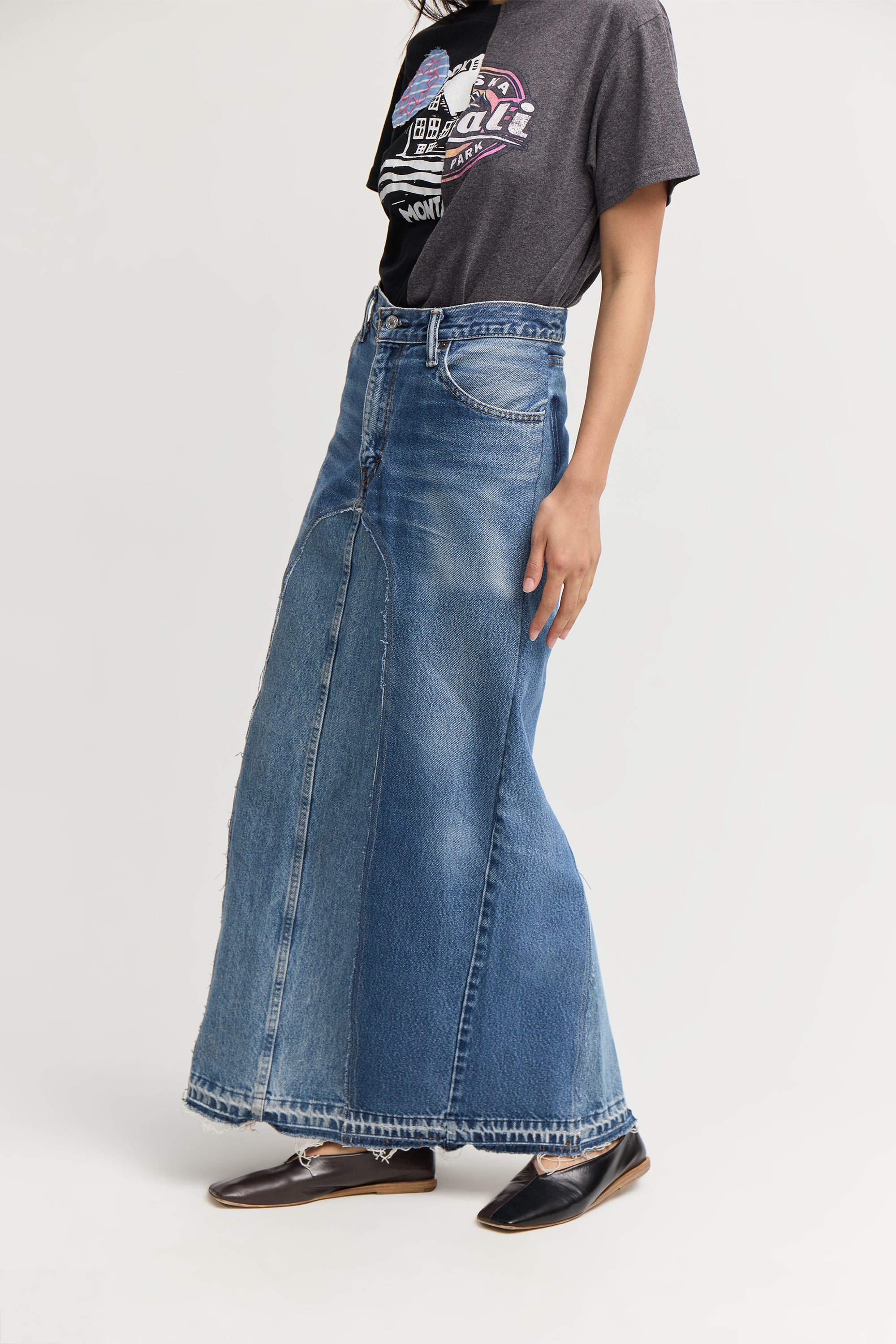 Arisa Denim Skirt