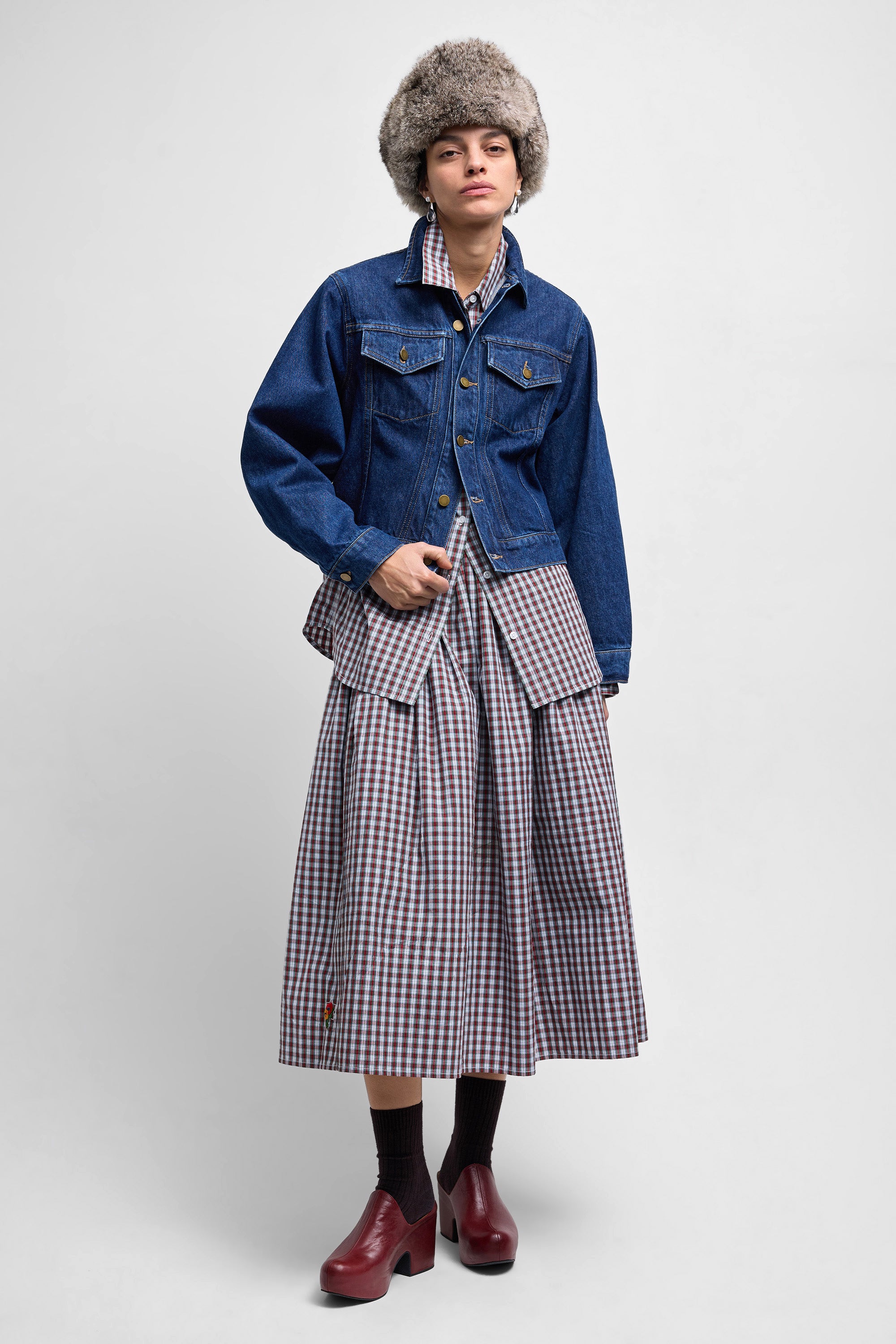 Brunblakk Meadow Skirt