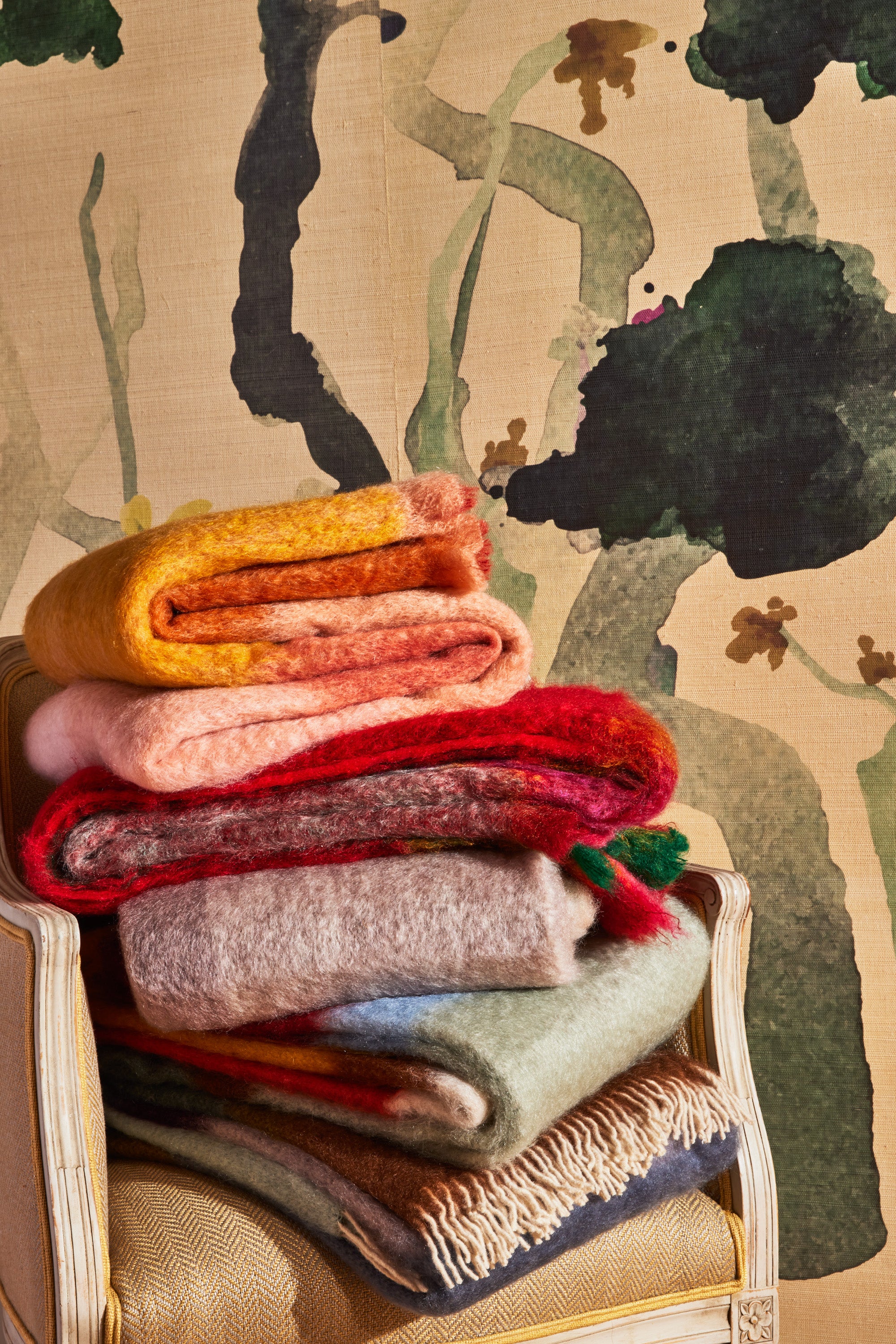 Mantas Ezcaray Blanket MI-72 Terracotta – Rentrayage