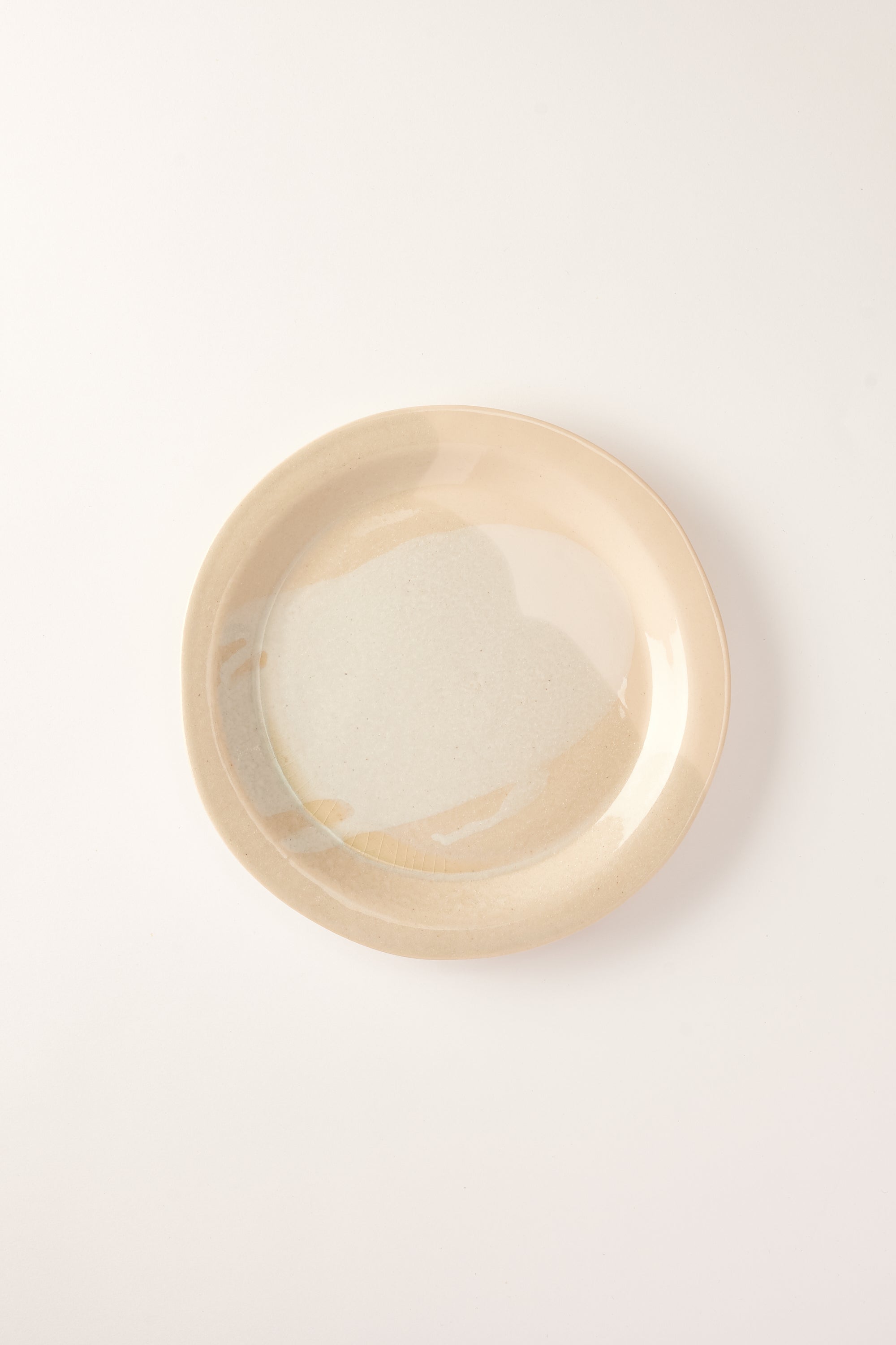 Anastasia’s Ashes Salad Plate with Cream & Sage Overglaze