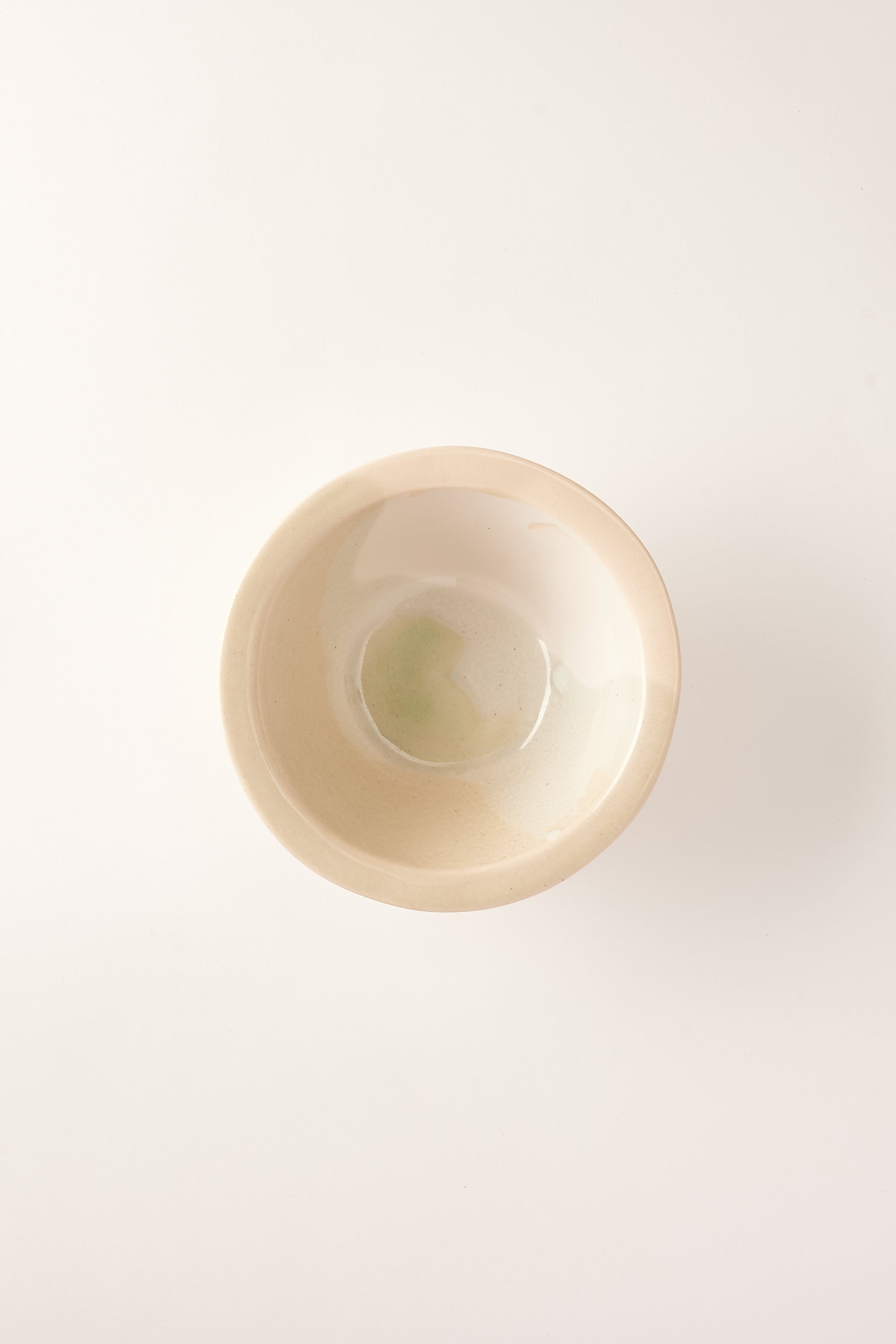 Anastasia’s Ashes Cereal Bowl with Cream & Sage Overglaze