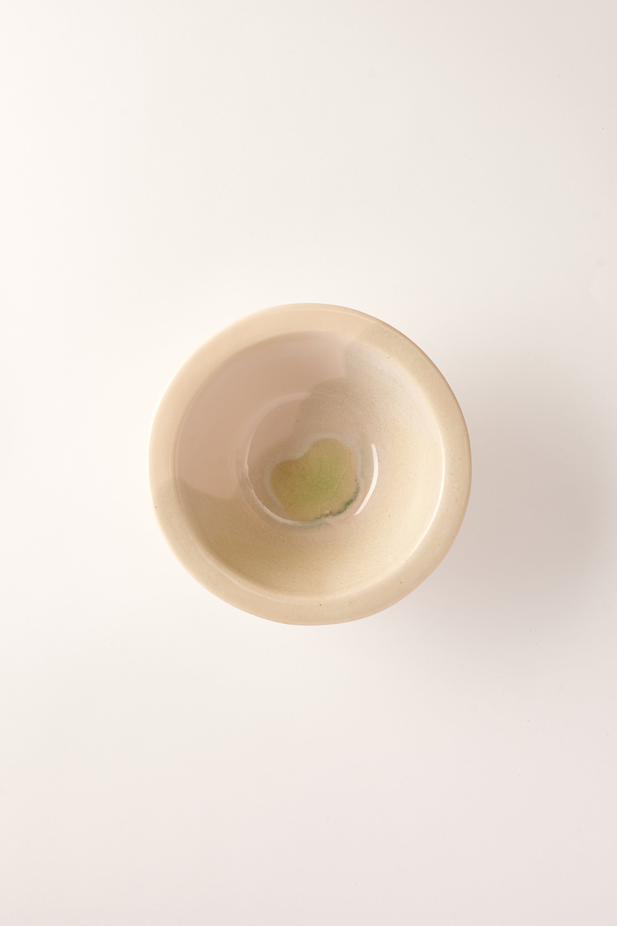 Anastasia’s Ashes Cereal Bowl with Cream & Sage Overglaze