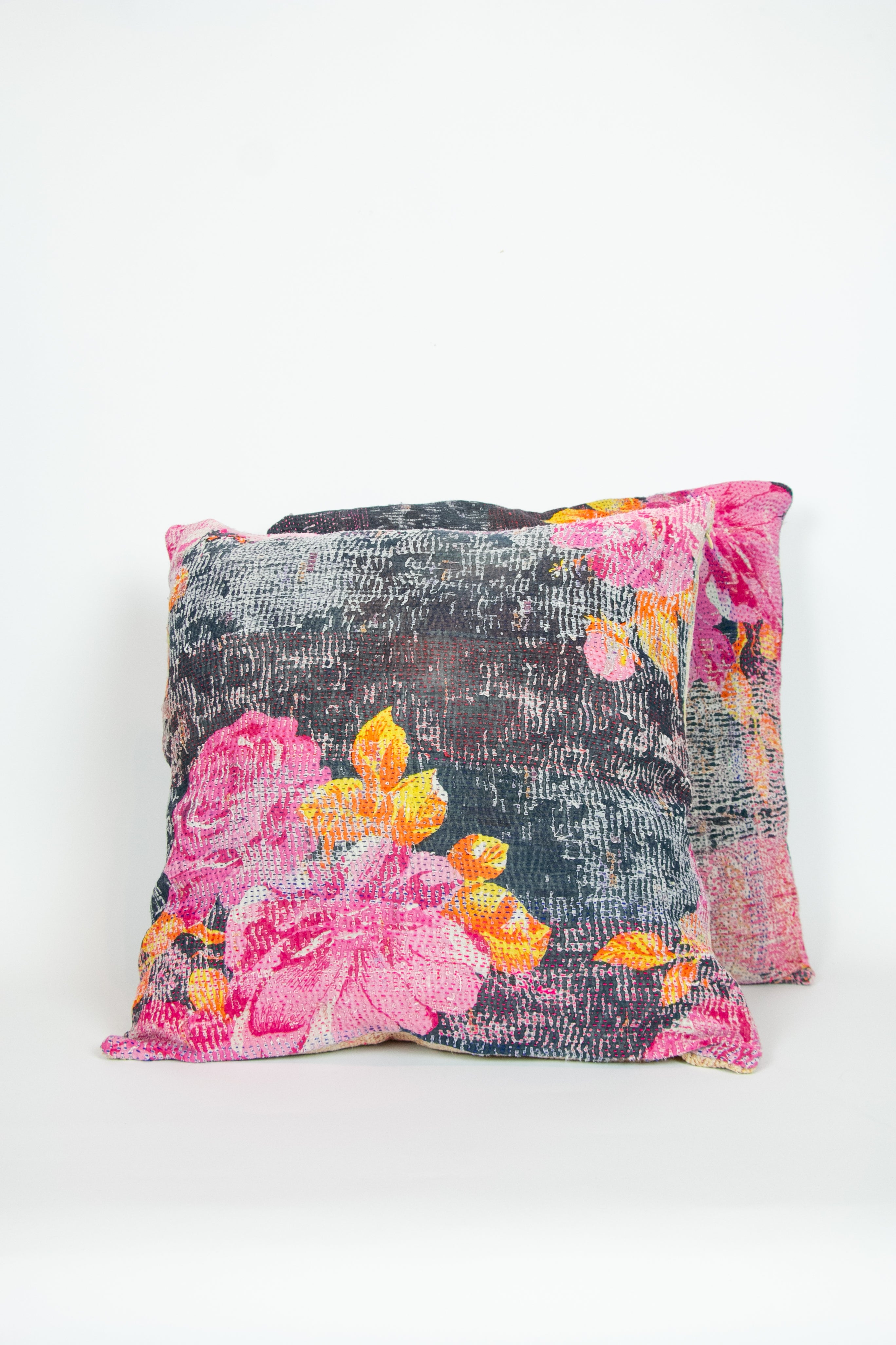 AUNTIE OTI KANTHA PILLOW CASES, SET OF 2