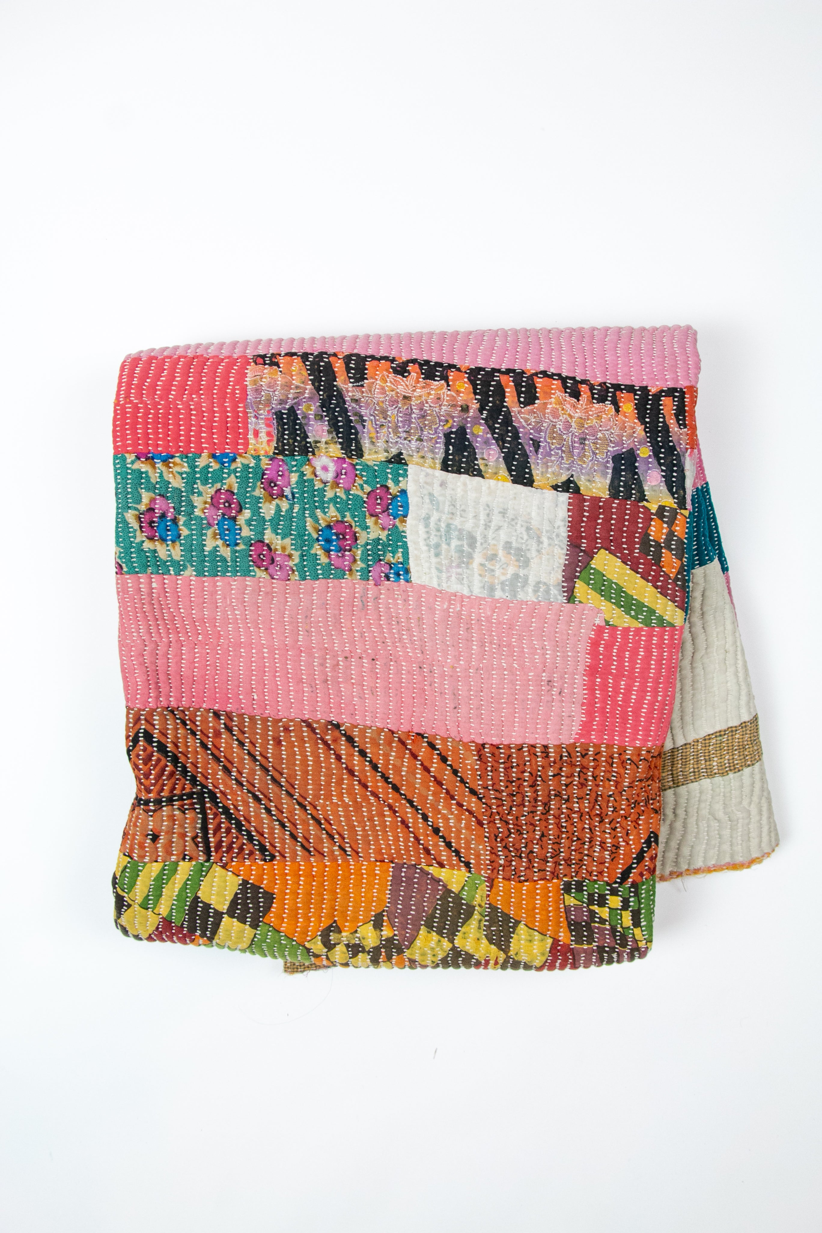 AUNTIE OTI X-LARGE KANTHA QUILT