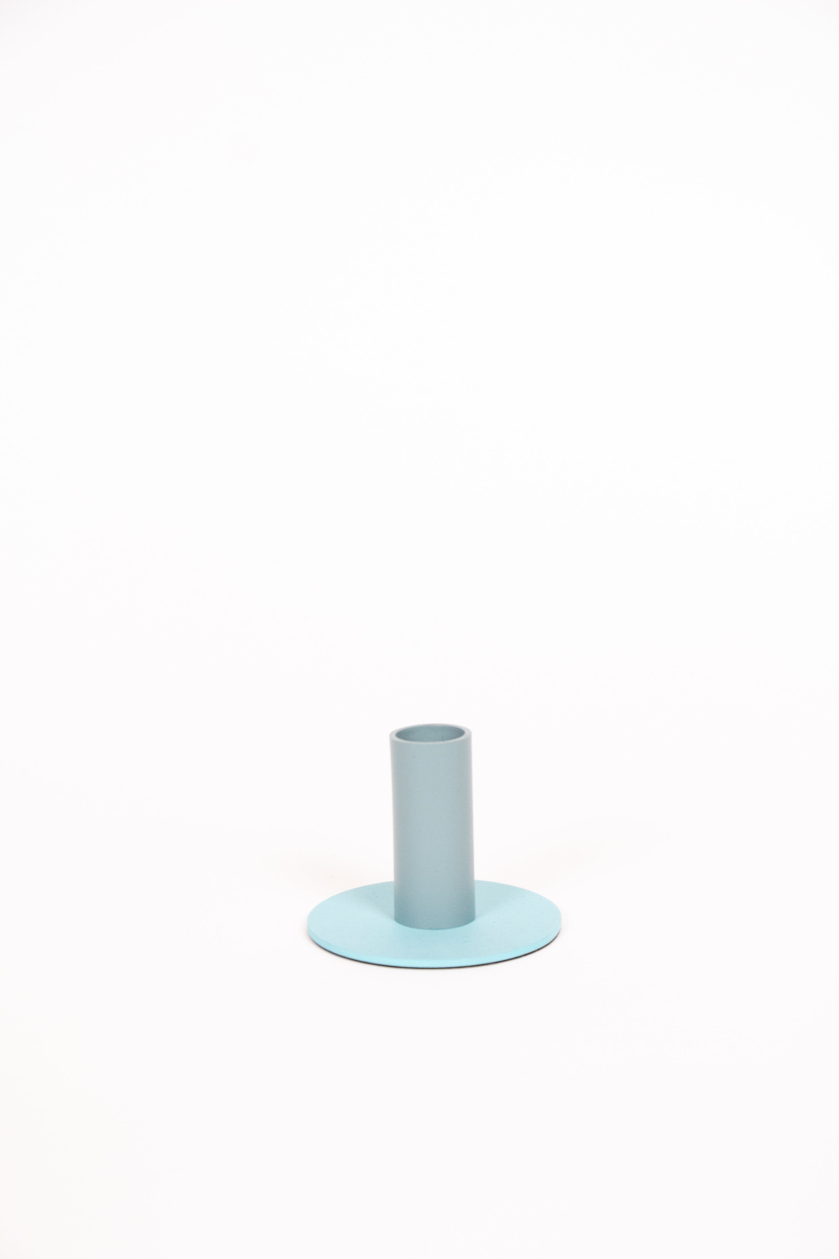 Two-Tone Metal Candleholder Tall